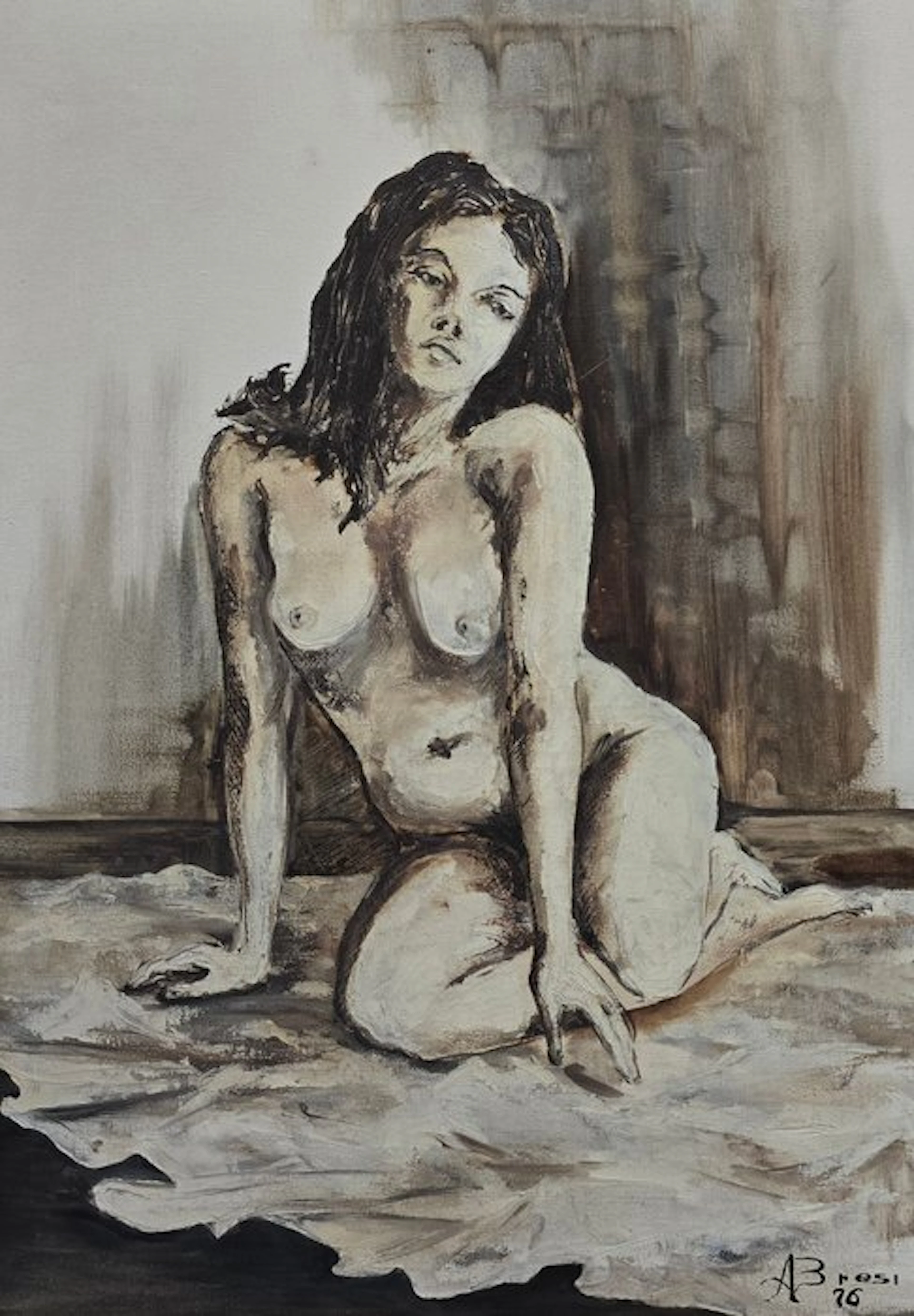 École française (XX) - Femme au repos