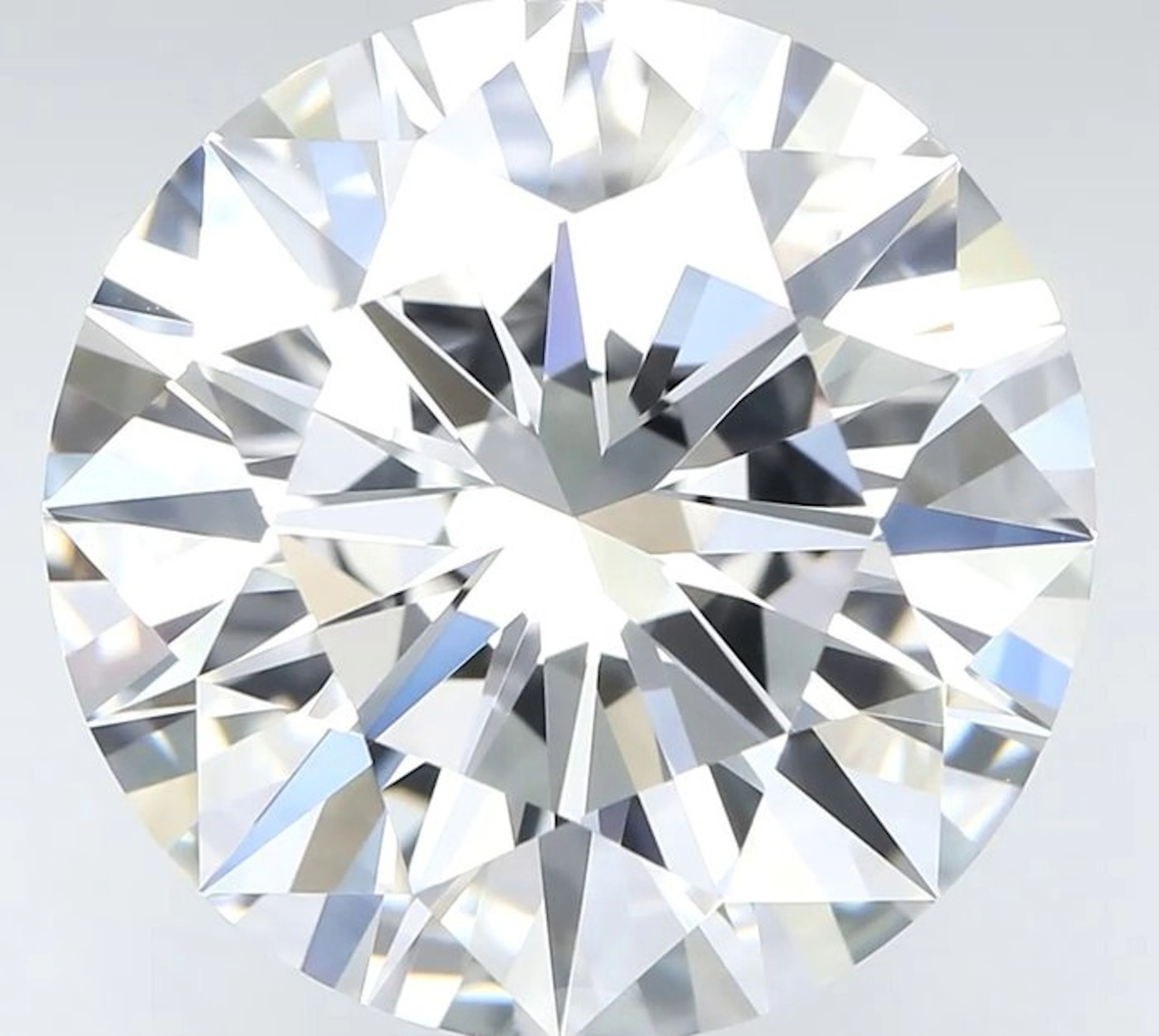 1 pcs Diamond (Natural) - 4.25 ct - Round - D...