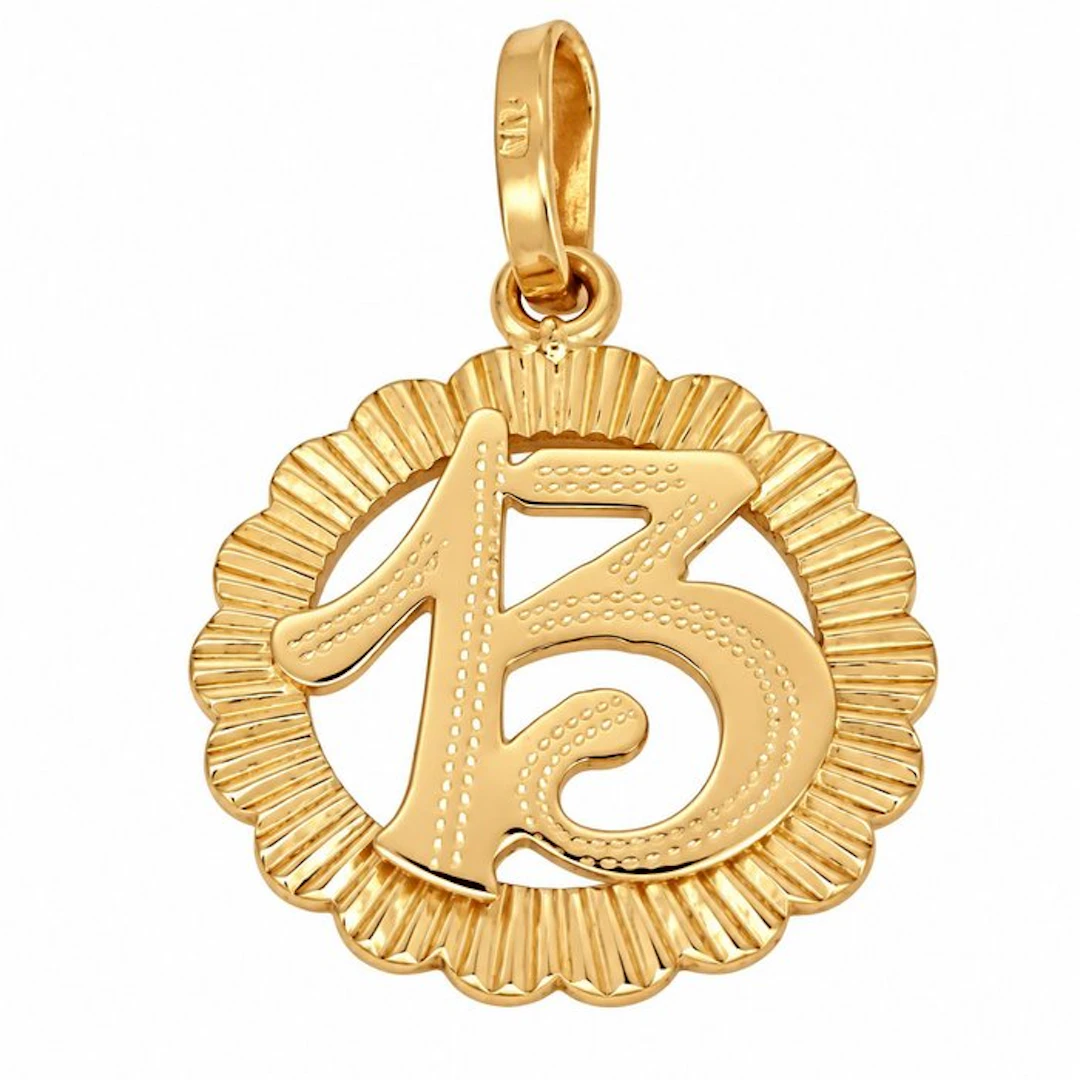 No reserve price - Pendant - 18 kt. Yellow gold - Made in Italy - Handmade