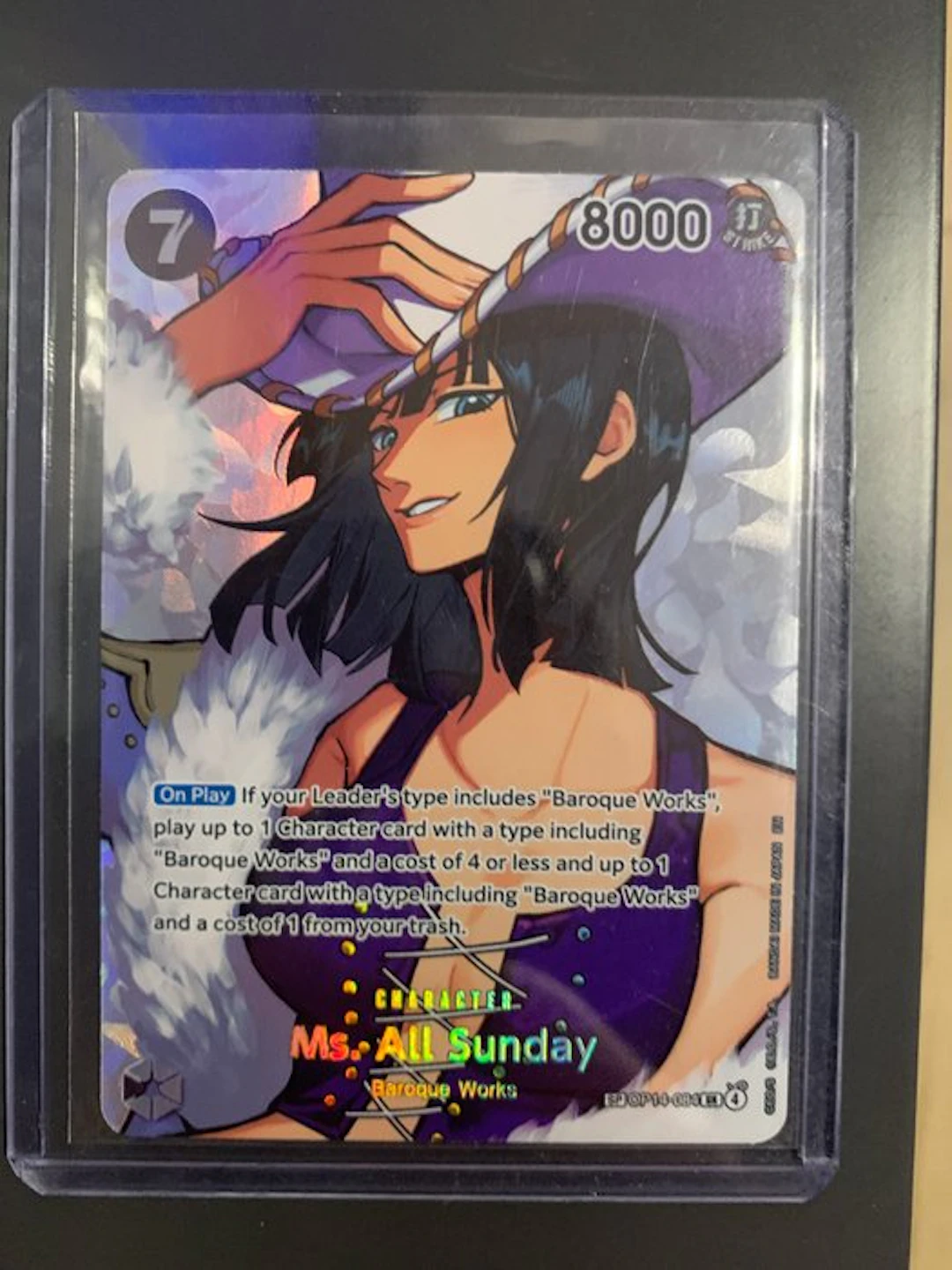 Bandai - 1 Card - One Piece - Ms. All Sunday SP-OP14-004 Foil, Full art