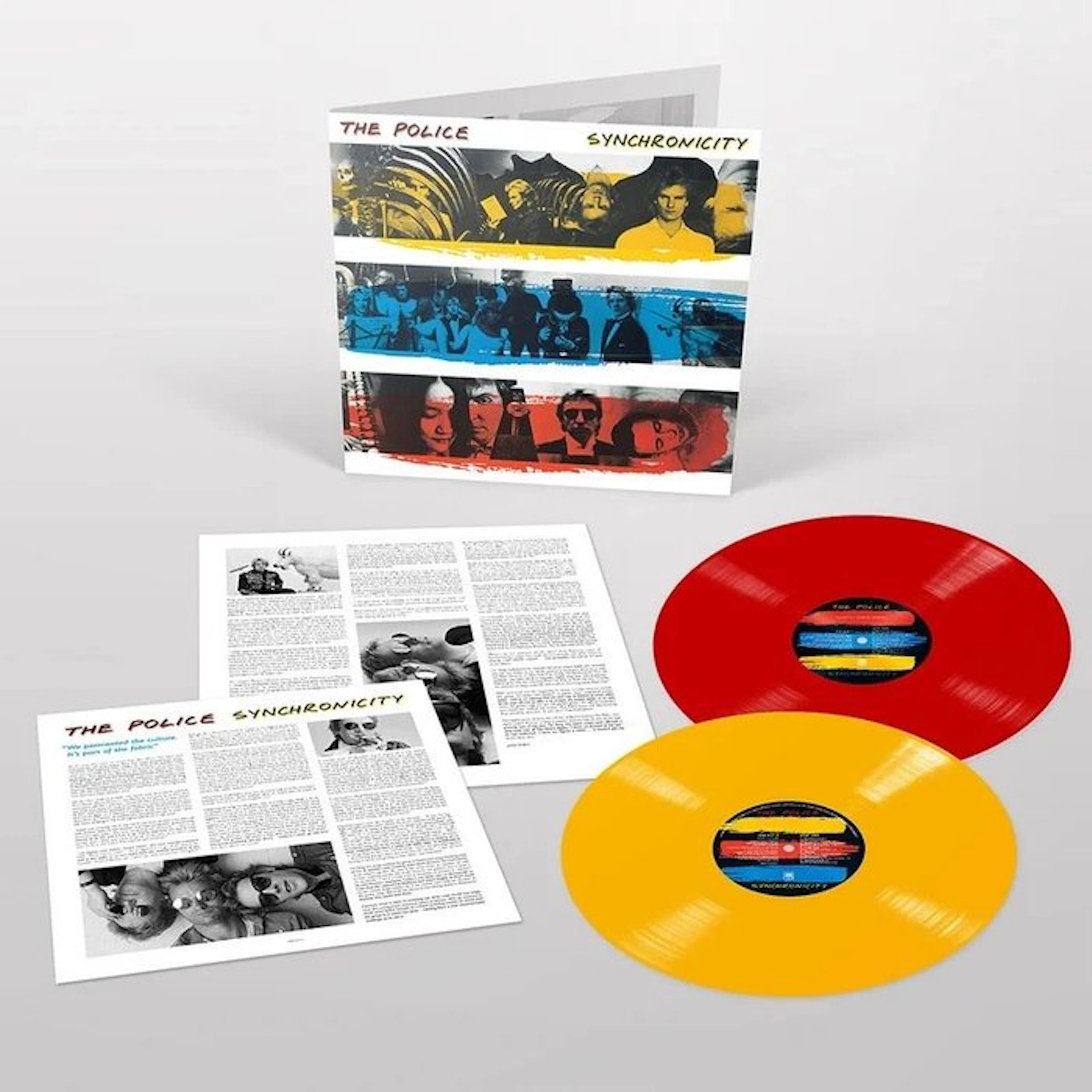 Police - Synchronicity - Exclusive Red & Yellow...