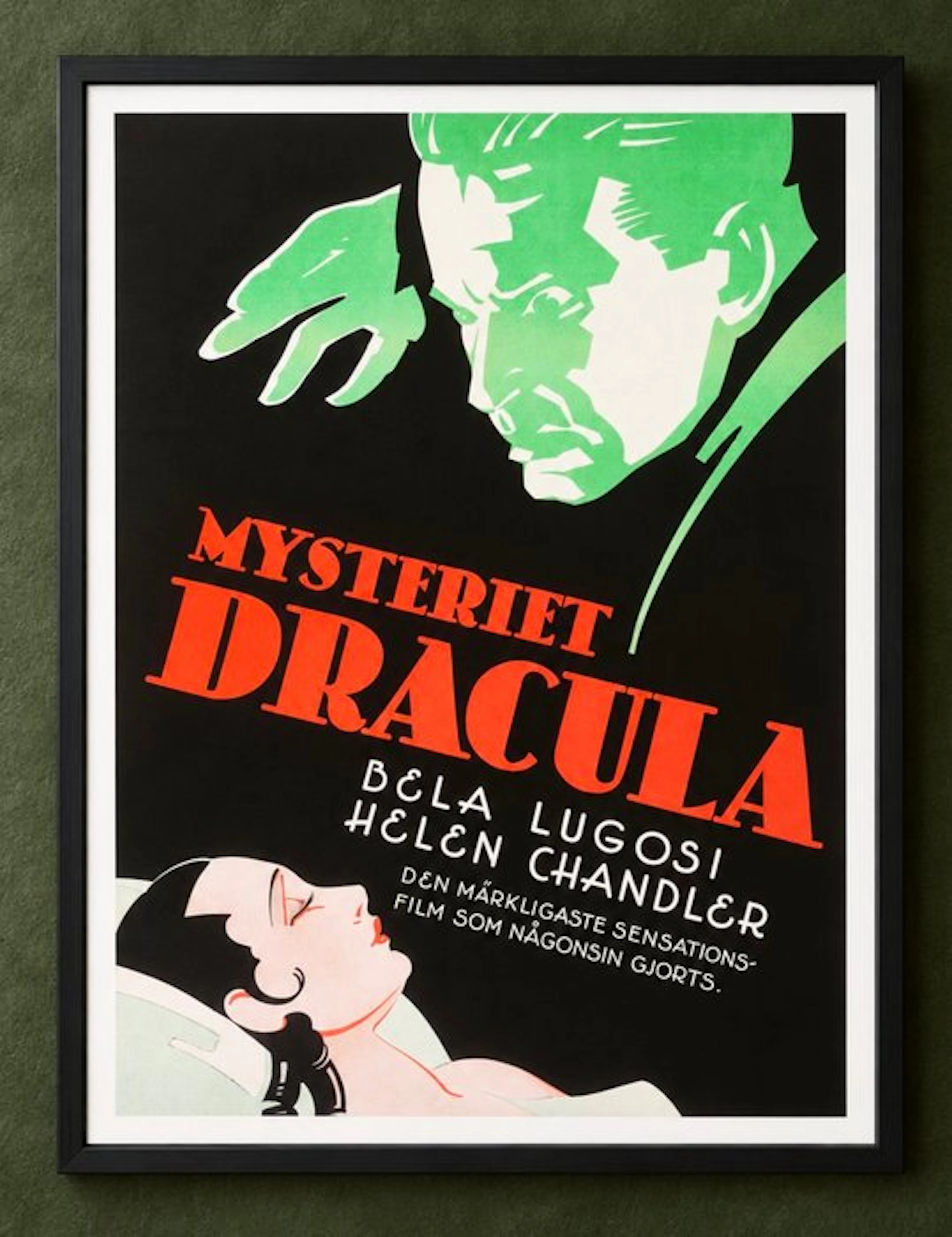 Eric Rohman (1891-1949) (after) - "Mysteriet Dracula, 1931 " - (60x79,5cm)