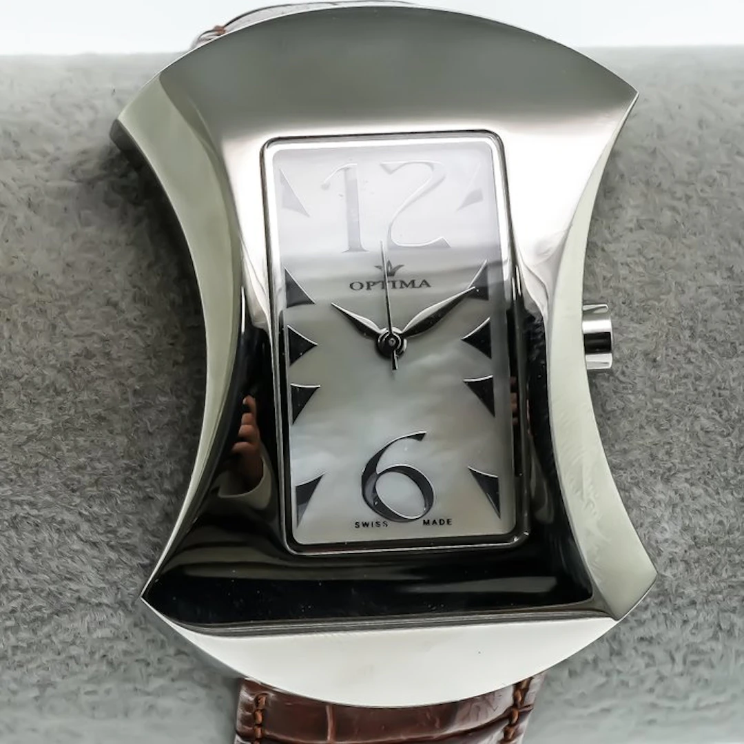 Optima - Swiss Made Watch - OSL114 -SL-7 Brown strap - No...