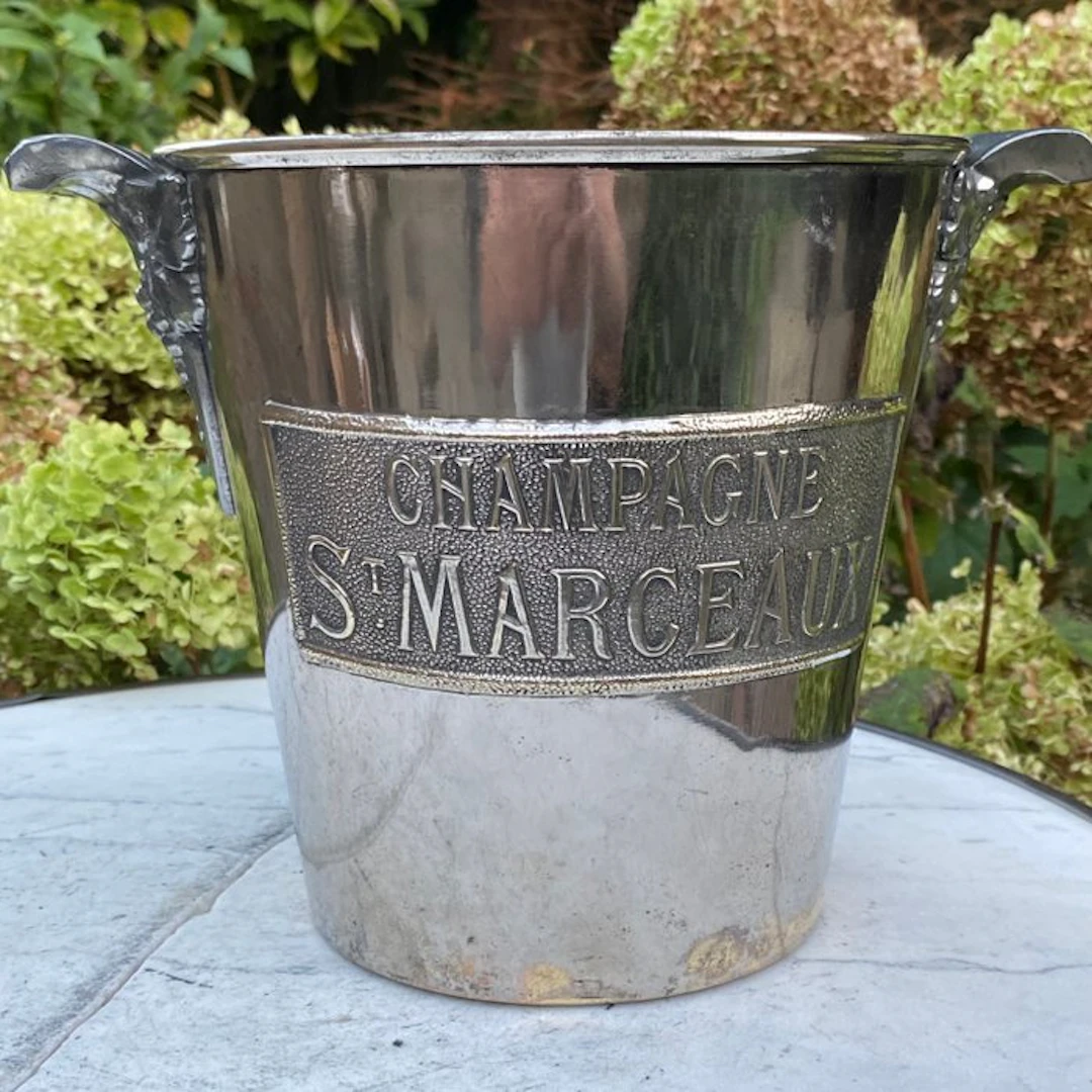 DIEM (Paris) / St. MARCEAUX (Reims) - Champagne cooler - silver-plated brass