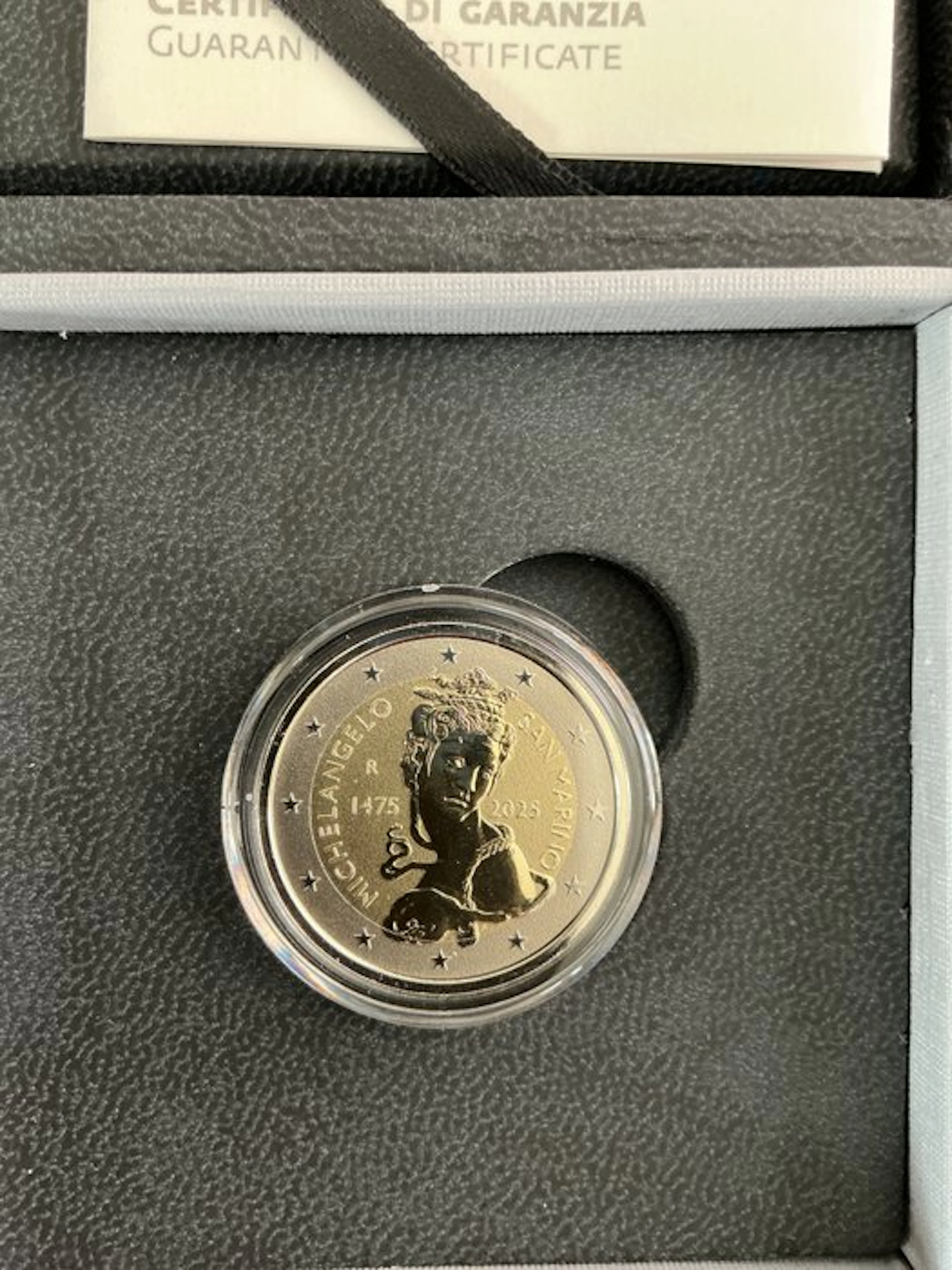 San Marino. 2 Euro 2025 "Michelangelo" Reverse Proof (No reserve price)