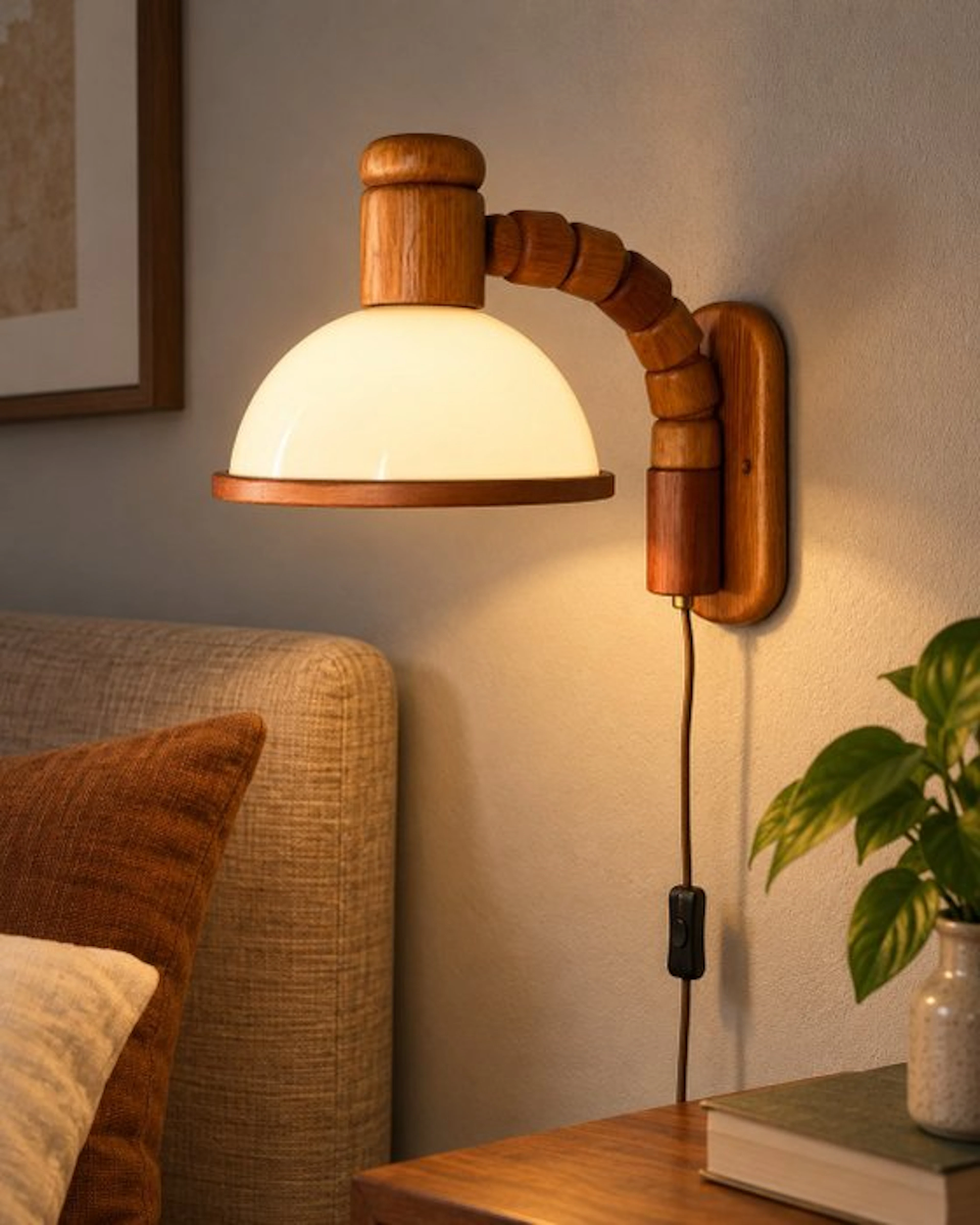 Steinhauer Apeldoorn - Lamp - Wood - Swivel wall lamp