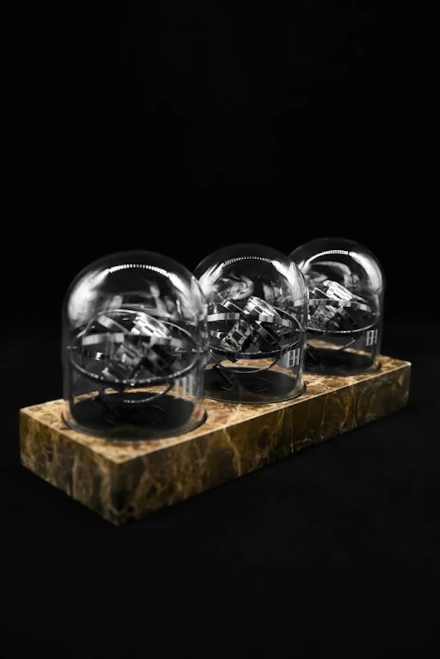 Elbrus Horology - Triple Marble Watch Winder - Limited...