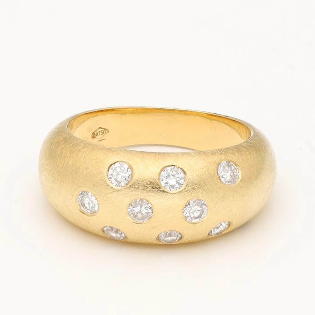 Ring - 18 kt. Yellow gold - 45.00ct. tw. Diamond (Natural)
