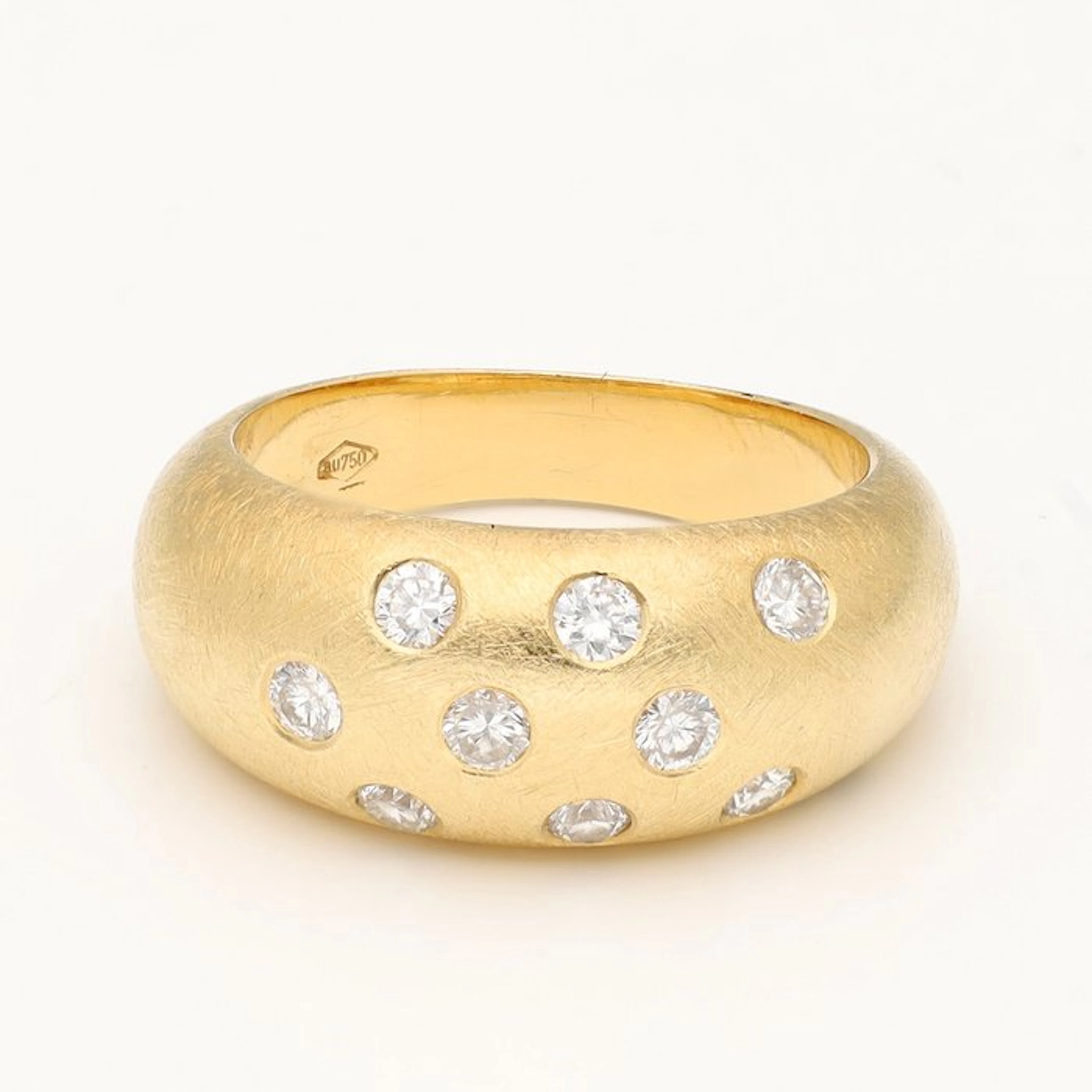 Ring - 18 kt. Yellow gold - 45.00ct. tw. Diamond (Natural)