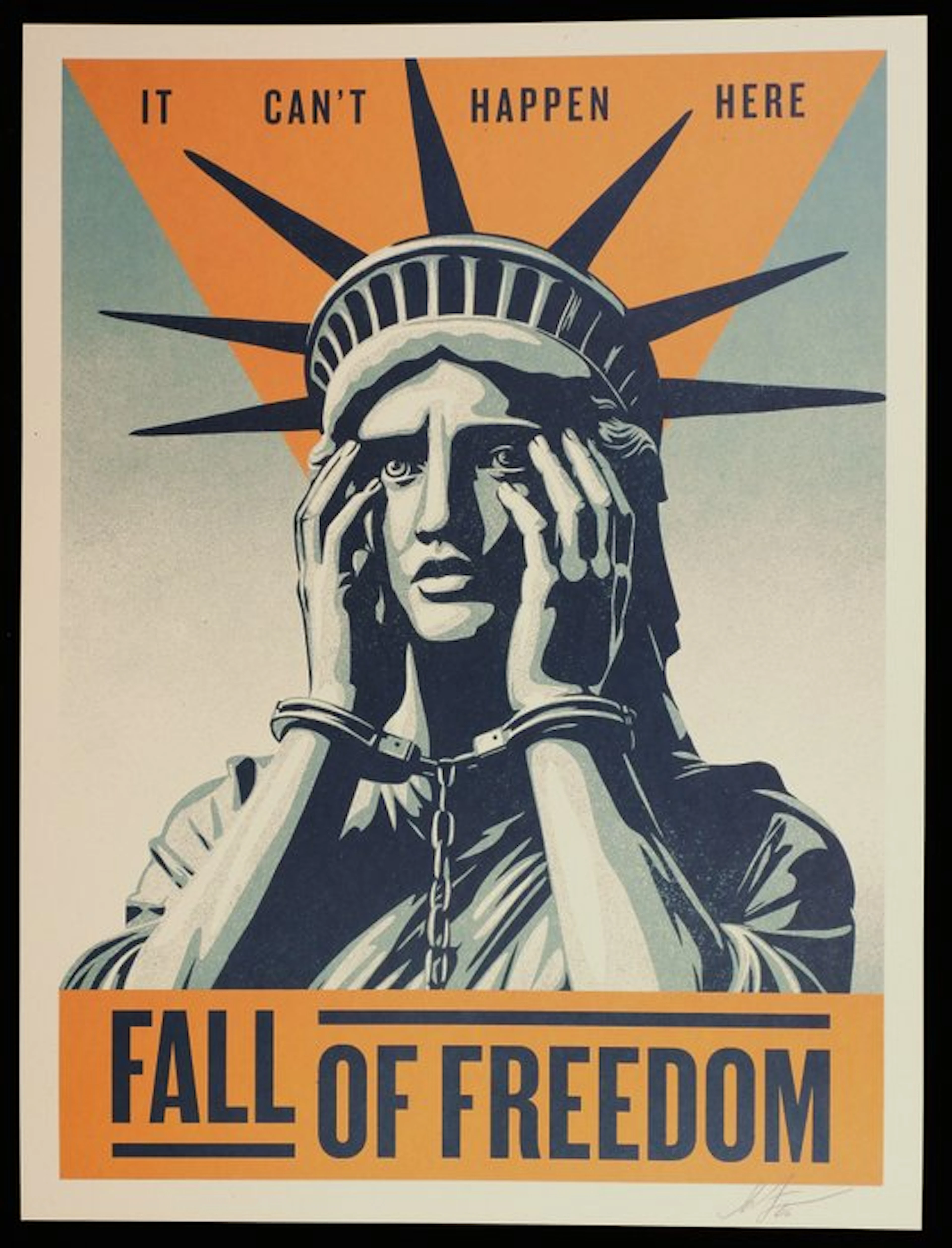 Shepard Fairey (OBEY) (1970) - Fall Of Freedom - It Can't...