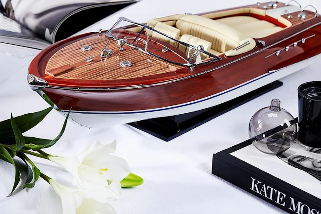 Riva Aquarama maquette de luxe bois modelisme 53cm 1:14 - Model boat