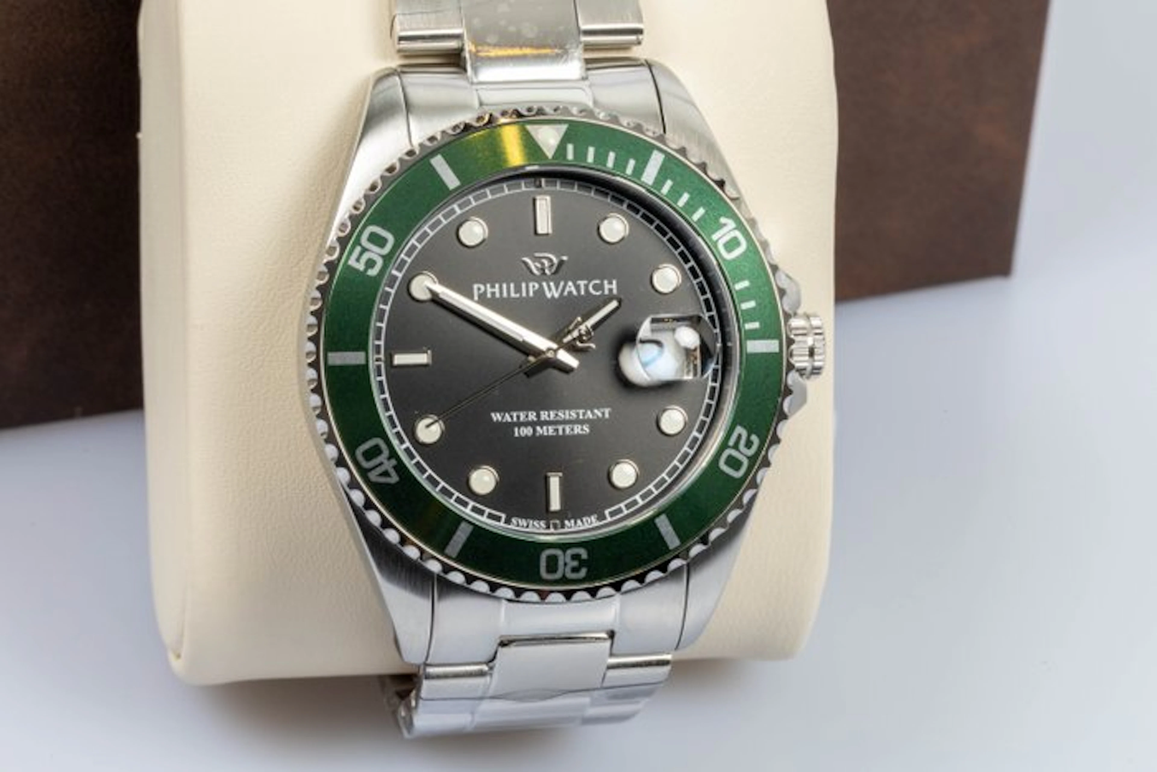 Philip Watch - Caribe Sport - Green/black - Swiss Made...