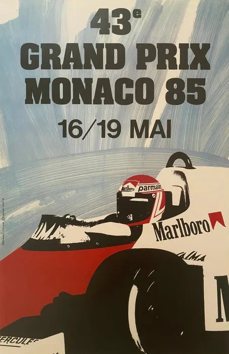 Jacques Grognet - GRAN PRIX MONACO 1985 - 1980s