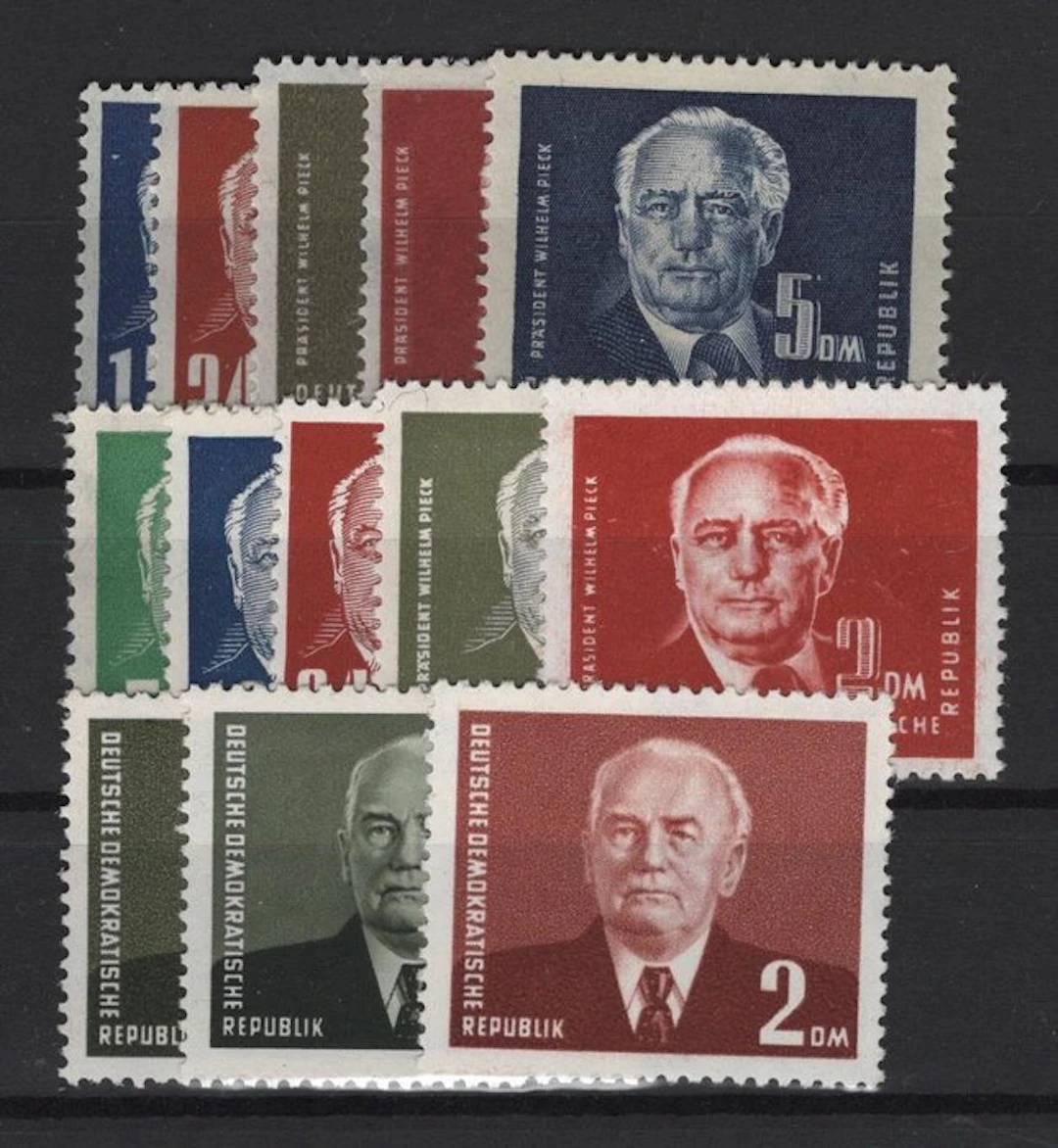 GDR 1950/1953 - "Pieck" I-III complete