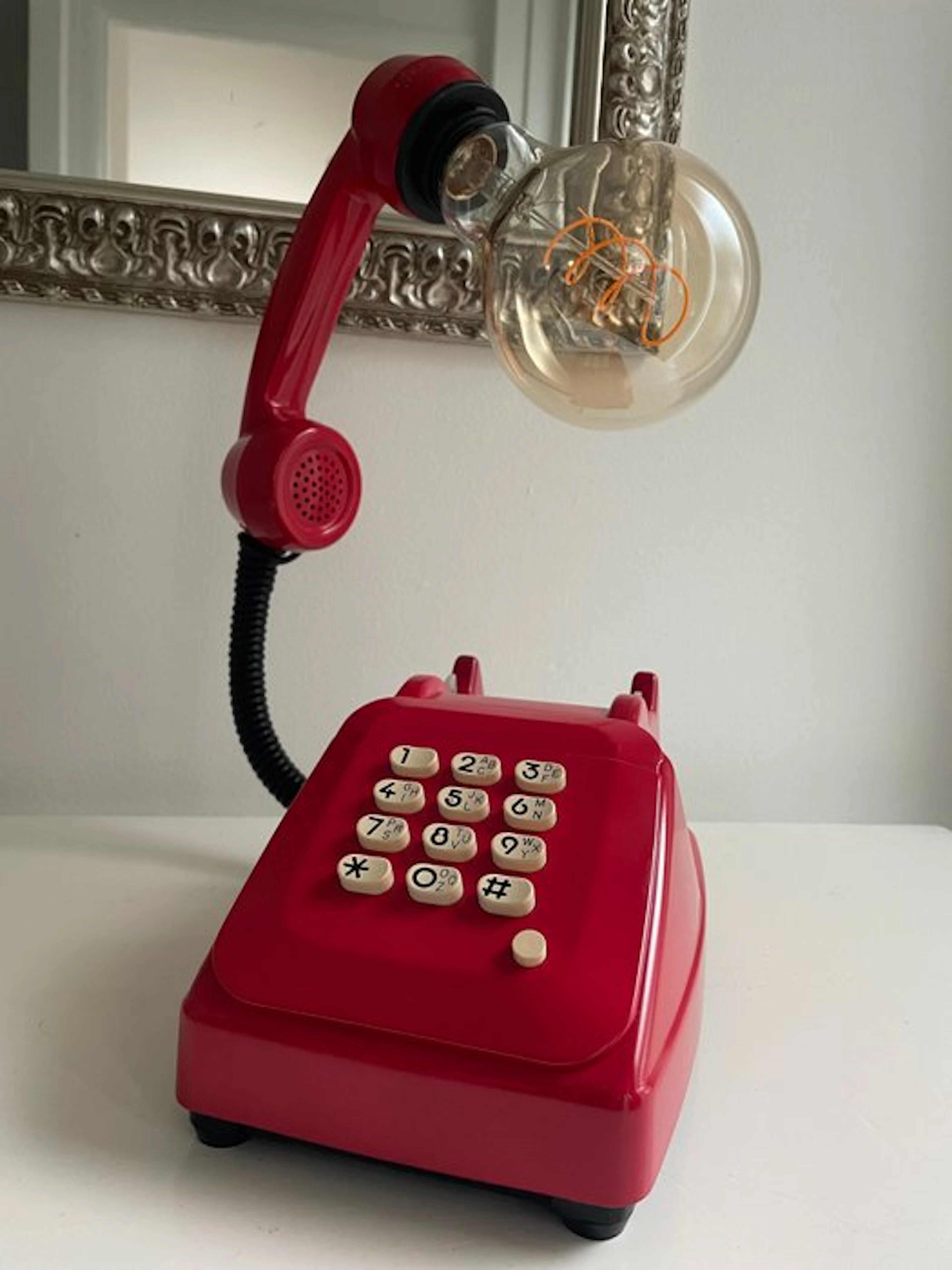 Socotel - Analogue telephone - S63 - Plastic - Lamp made from a phone