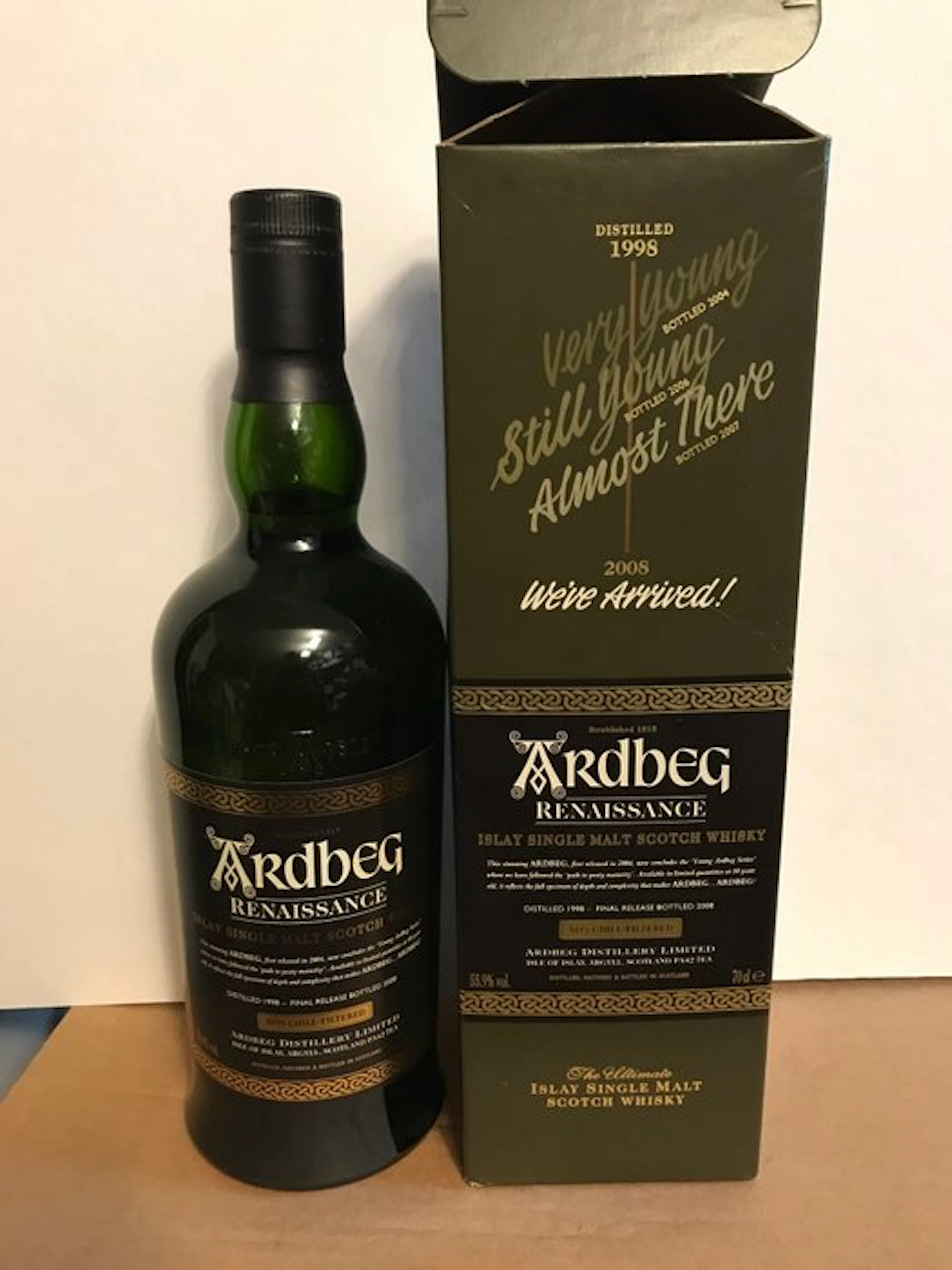 Ardbeg 1998 10 years old Renaissance - b. 2008 - 70cl