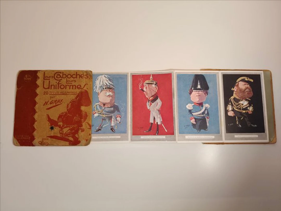 H. Gray - Leurs Caboches leurs uniformes. 20 types Allemands - 1914
