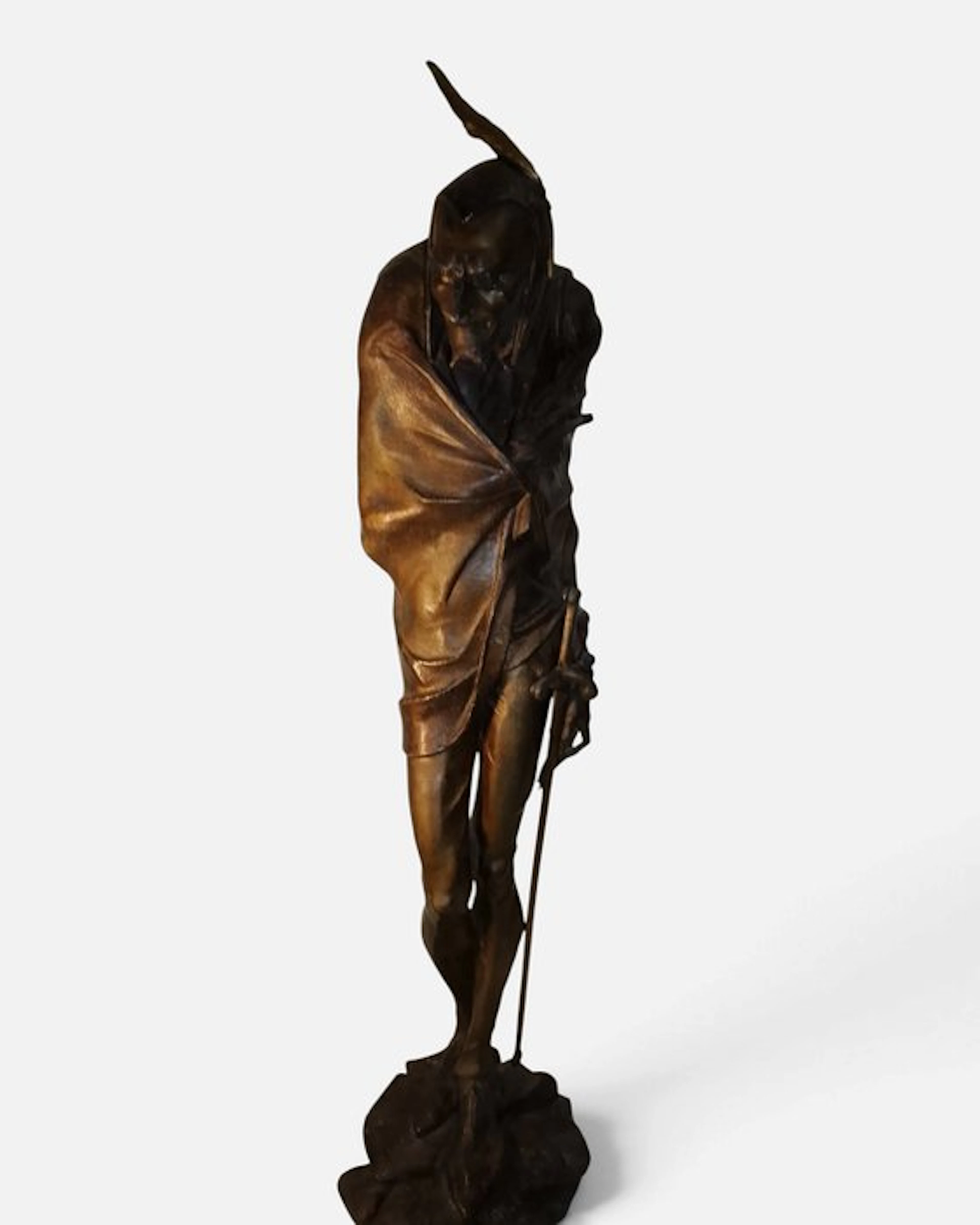 J. GAUTIER - Sculpture, Mephistopheles - 92 cm - Bronze - 1855
