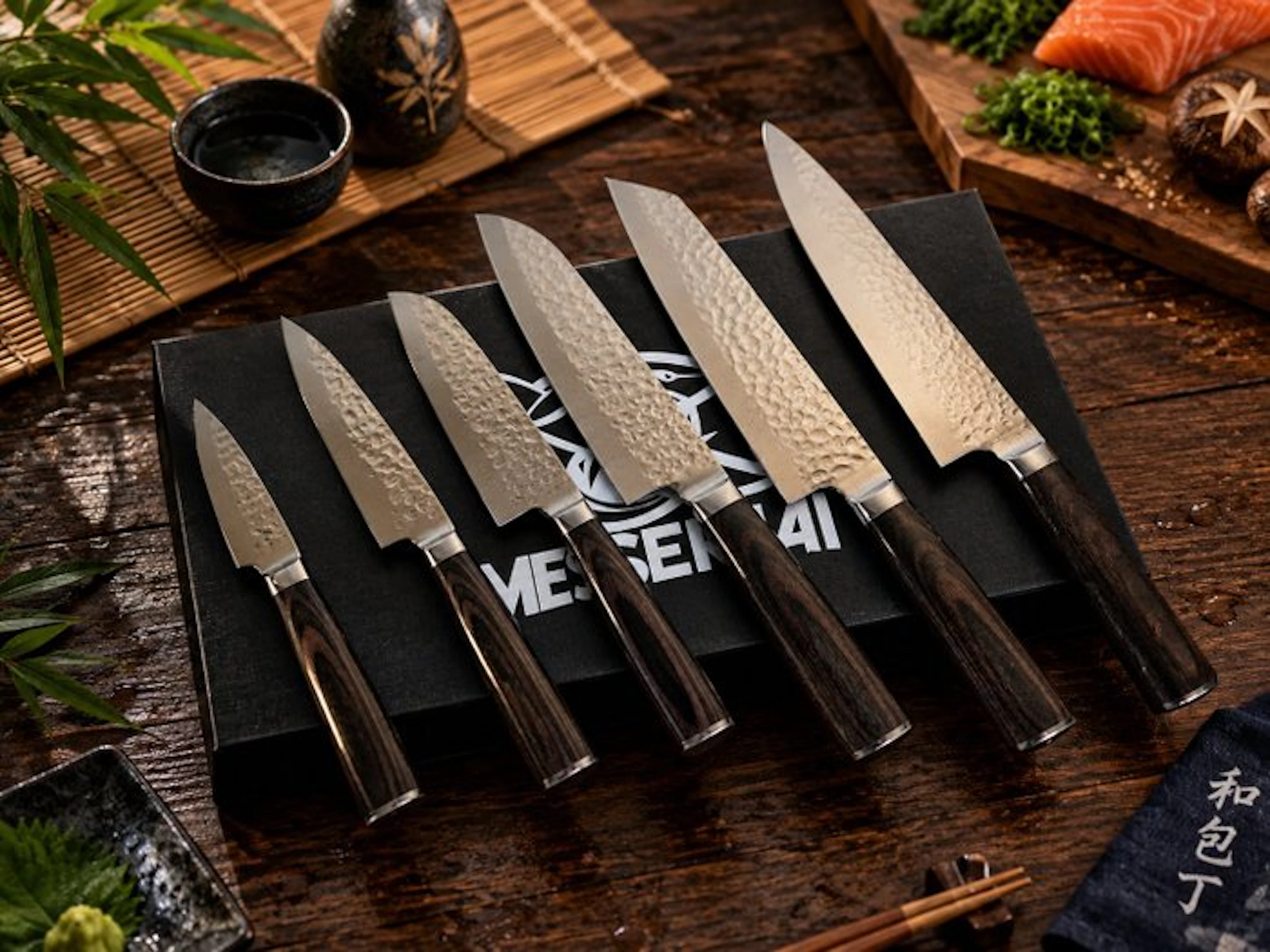 Messerhai - Tanoshi - Kitchen knife - 6-piece...