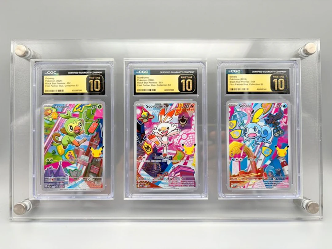 Pokémon - 3 Graded card - First Partners - Gen 8 - CGC Pristine 10