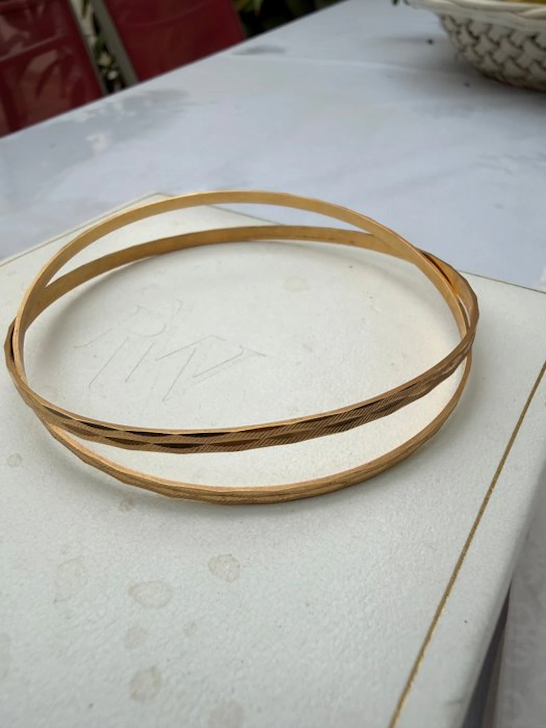 Cuff bracelet - 18 kt. Yellow gold