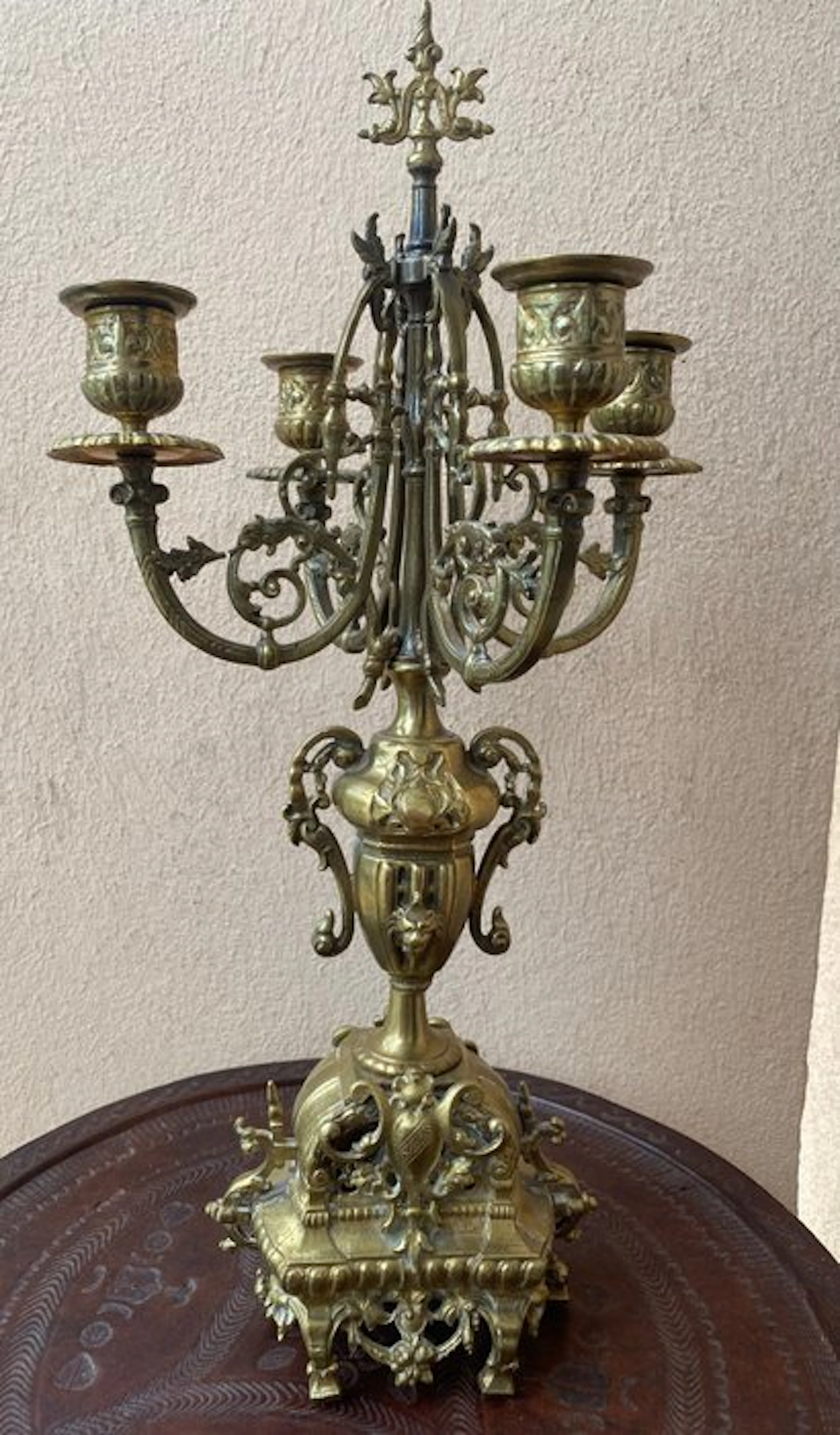 Taperstick - Gilt bronze - the era of Napoleon III