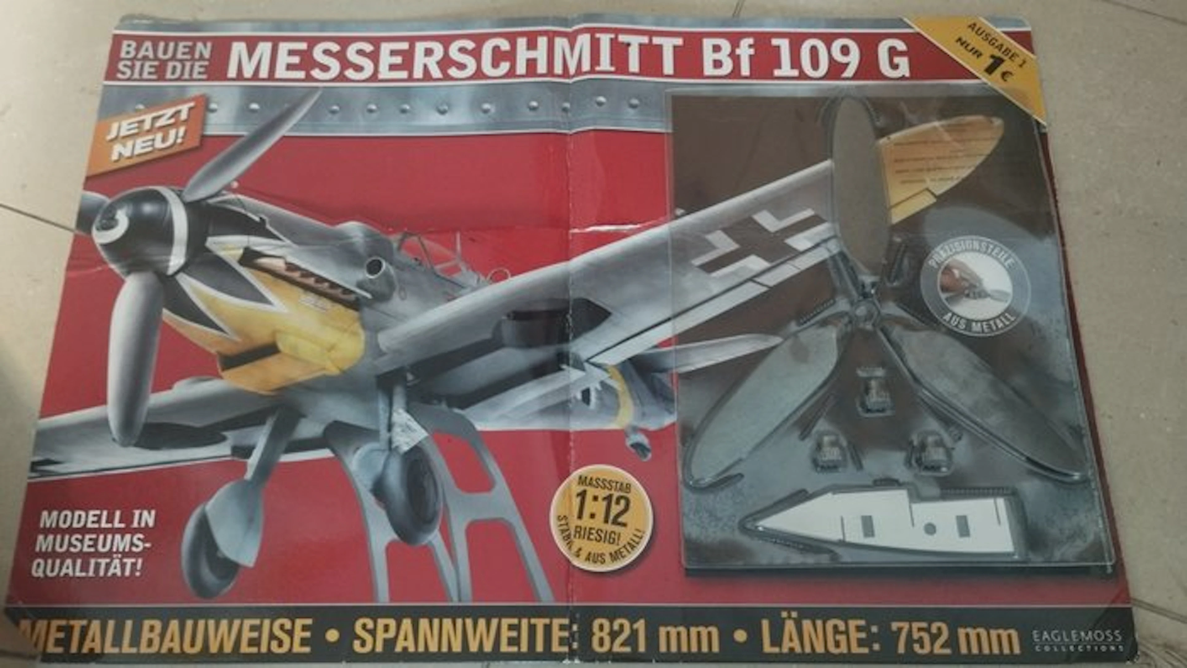 1:12 - Model kit - Messerschmitt Bf 109 G