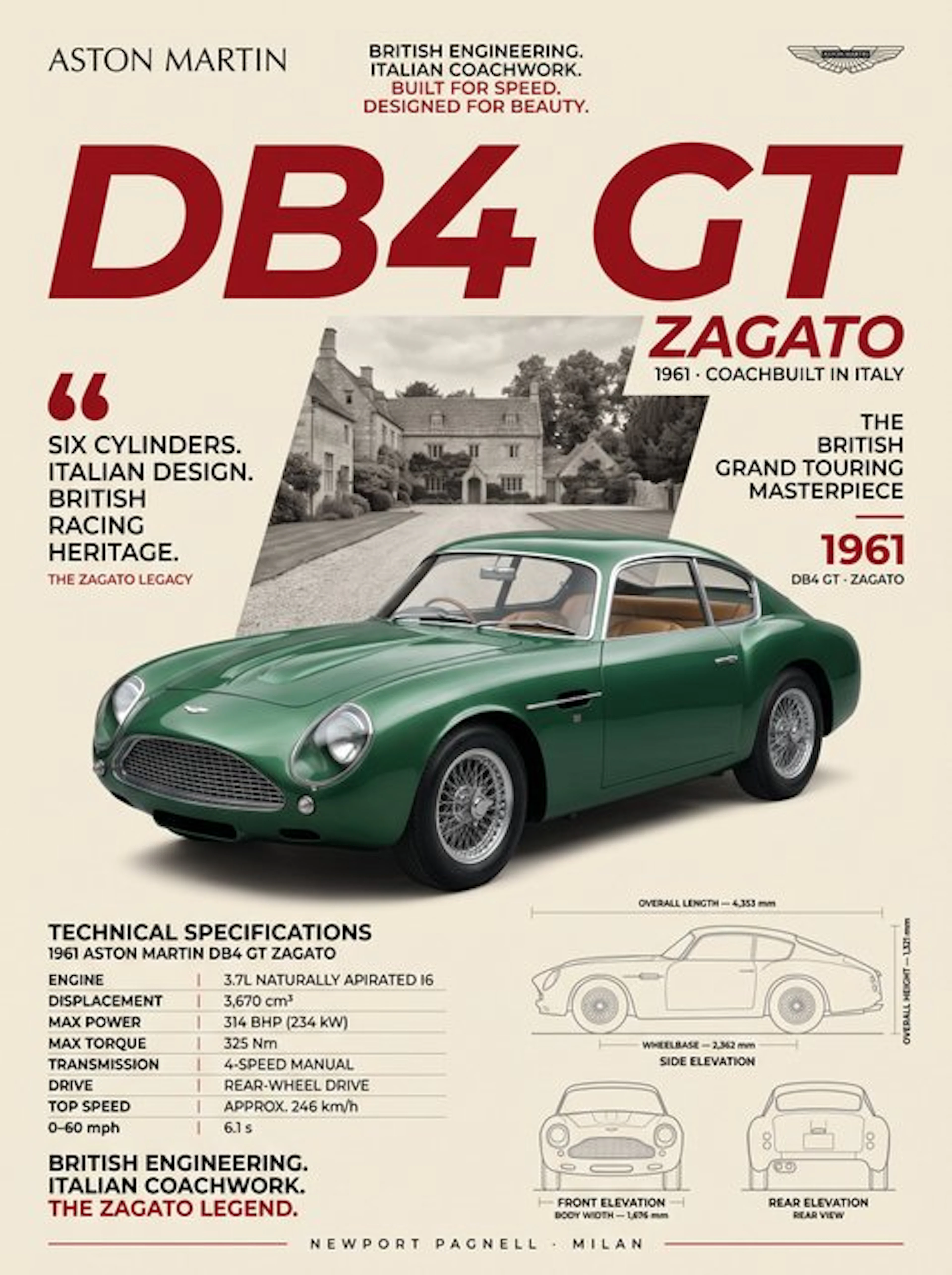 Shmidt.Art - Aston Martin - DB4 GT - 1960s