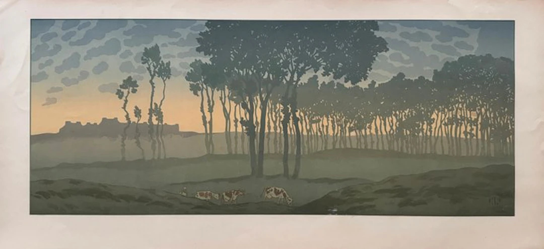 Henri Rivière (1864-1951) - La Féérie des heures, L'Aube