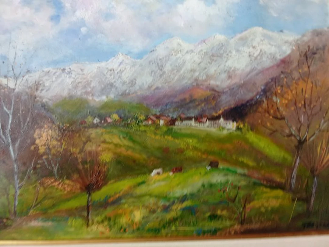 Luciano Fregonara (1932-2022) - Paesaggio piemontese