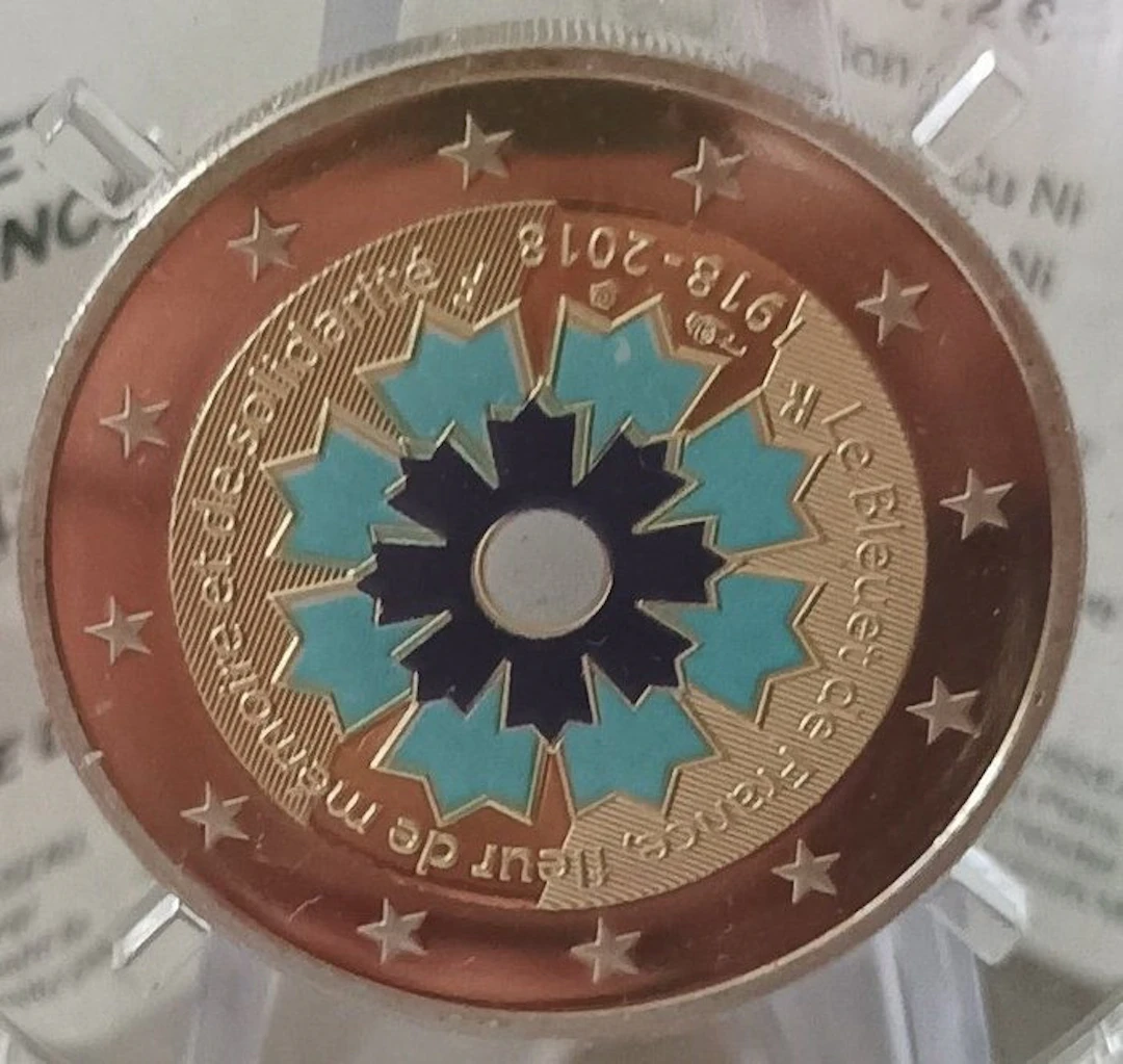 France. 2 Euro 2018 "Bleuet" Proof