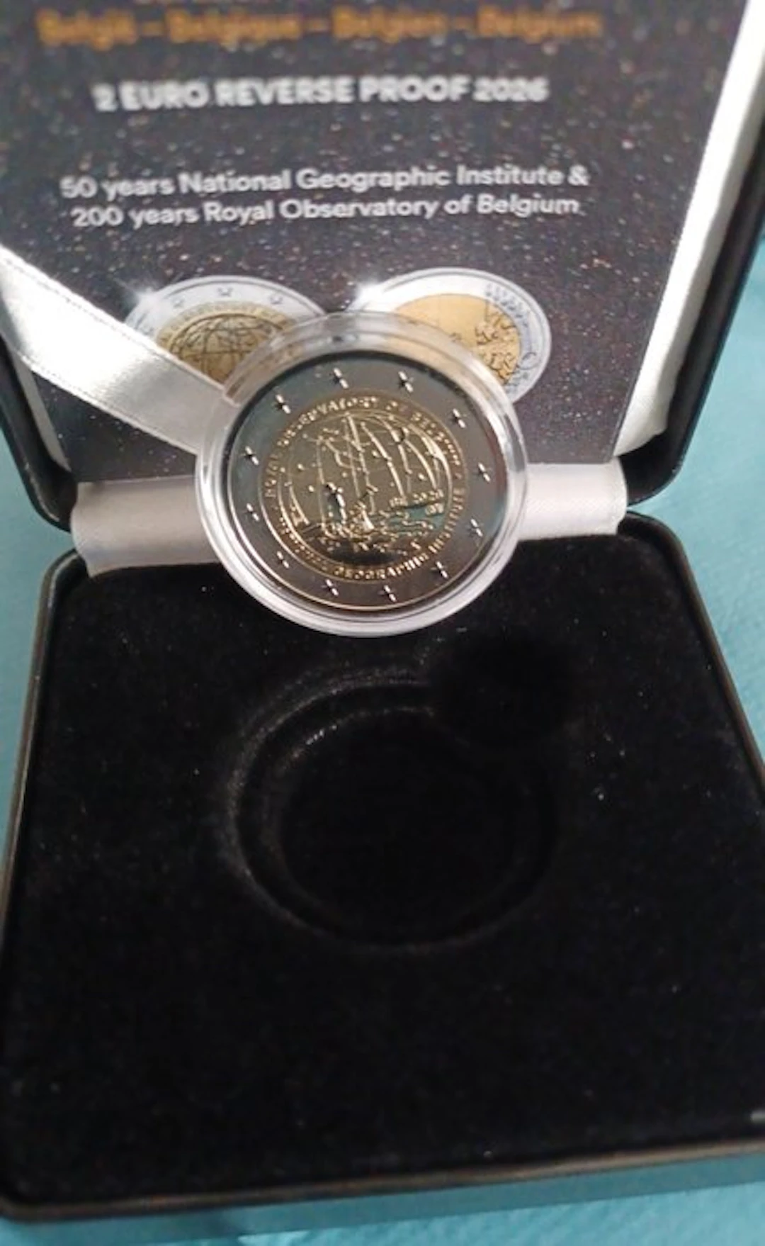 Belgium. 2 Euro 2026 "Geographic Institute and Royal...