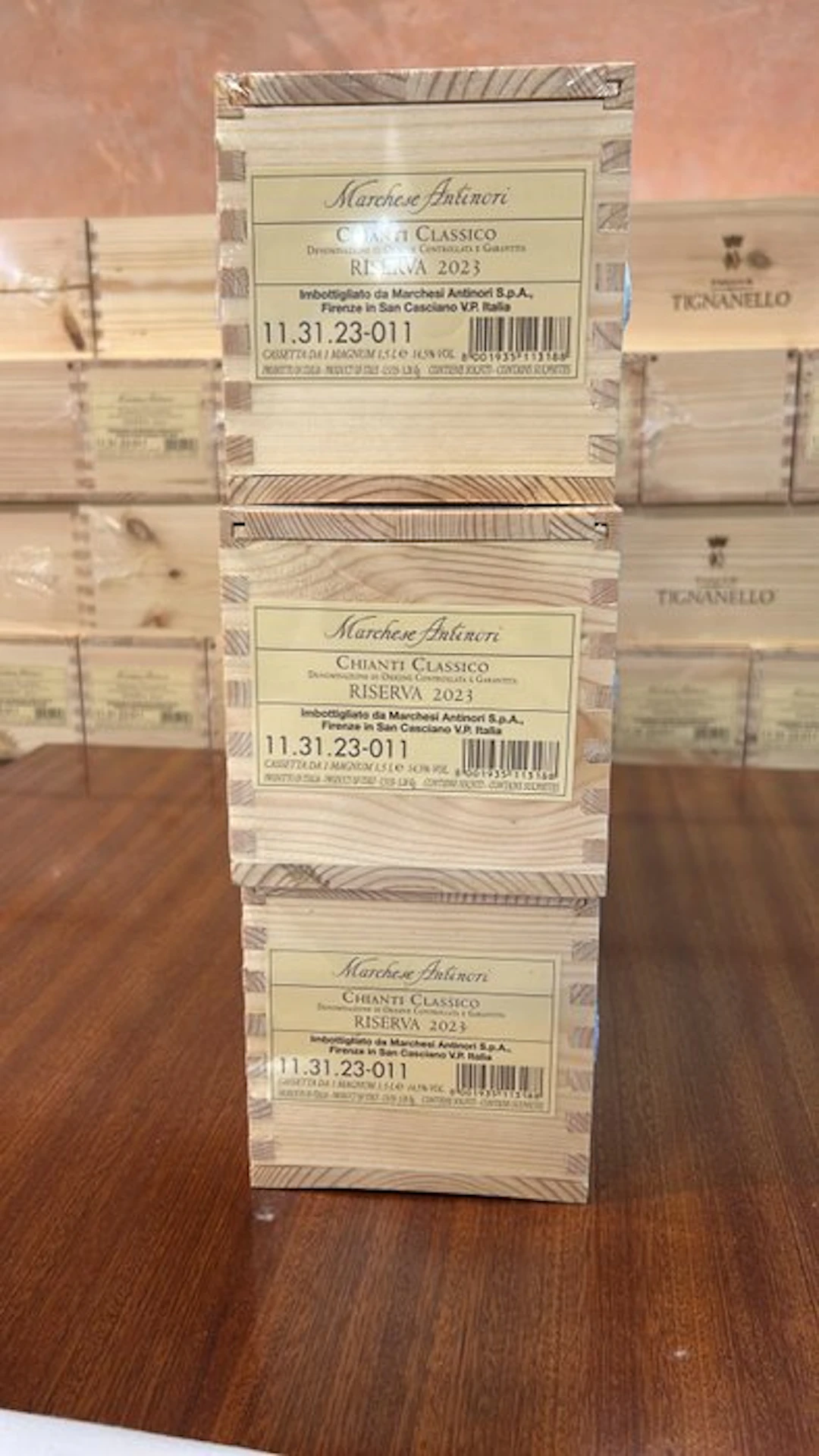 2023 Antinori, Tenuta Tignanello - Chianti Classico Riserva - 3 Magnums (1.5L)