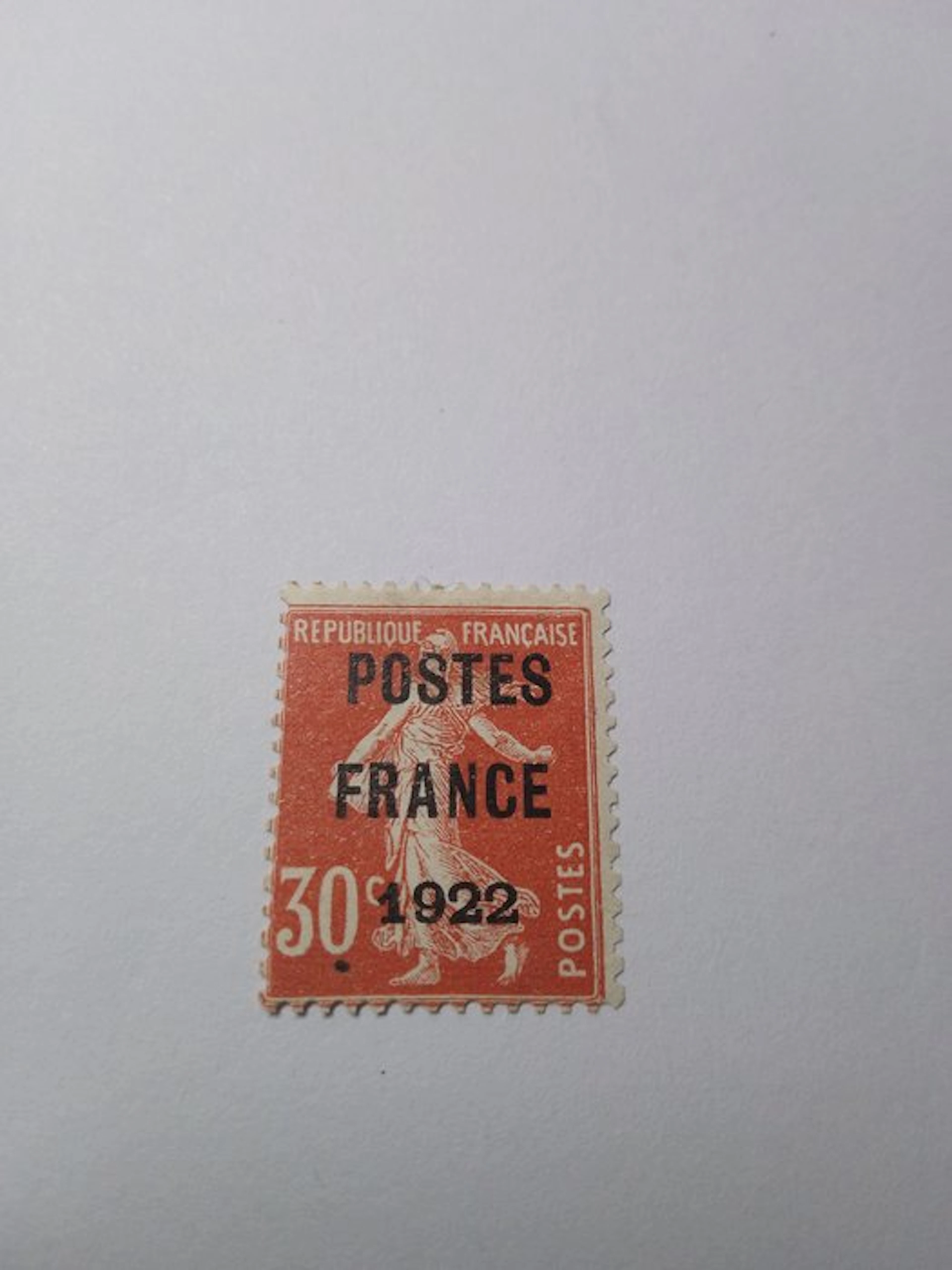 France 1922/1922 - Rare stamps France Mint signed Brun pre-obliterated No