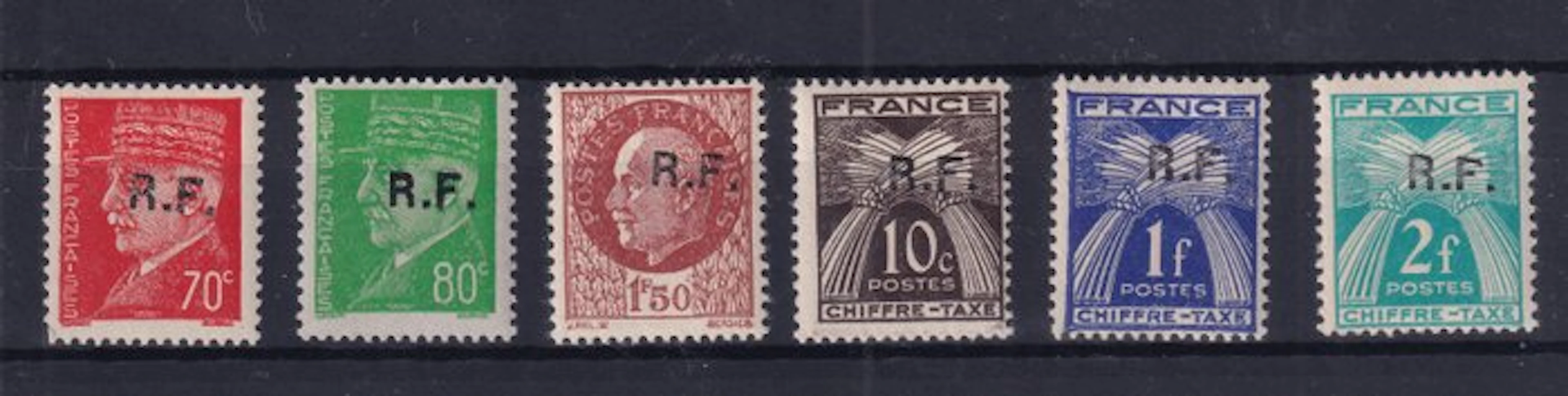 France - Libération Courcelle de Touraine ** No. 6/8/12 34T/35T/36T - Mayer