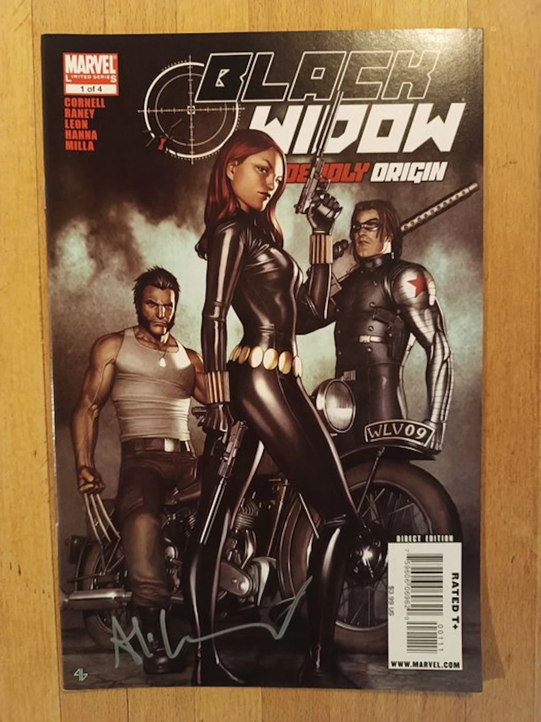 Black Widow: Deadly Origin # 1 (2009) Adi Granov - 1 Signed comic