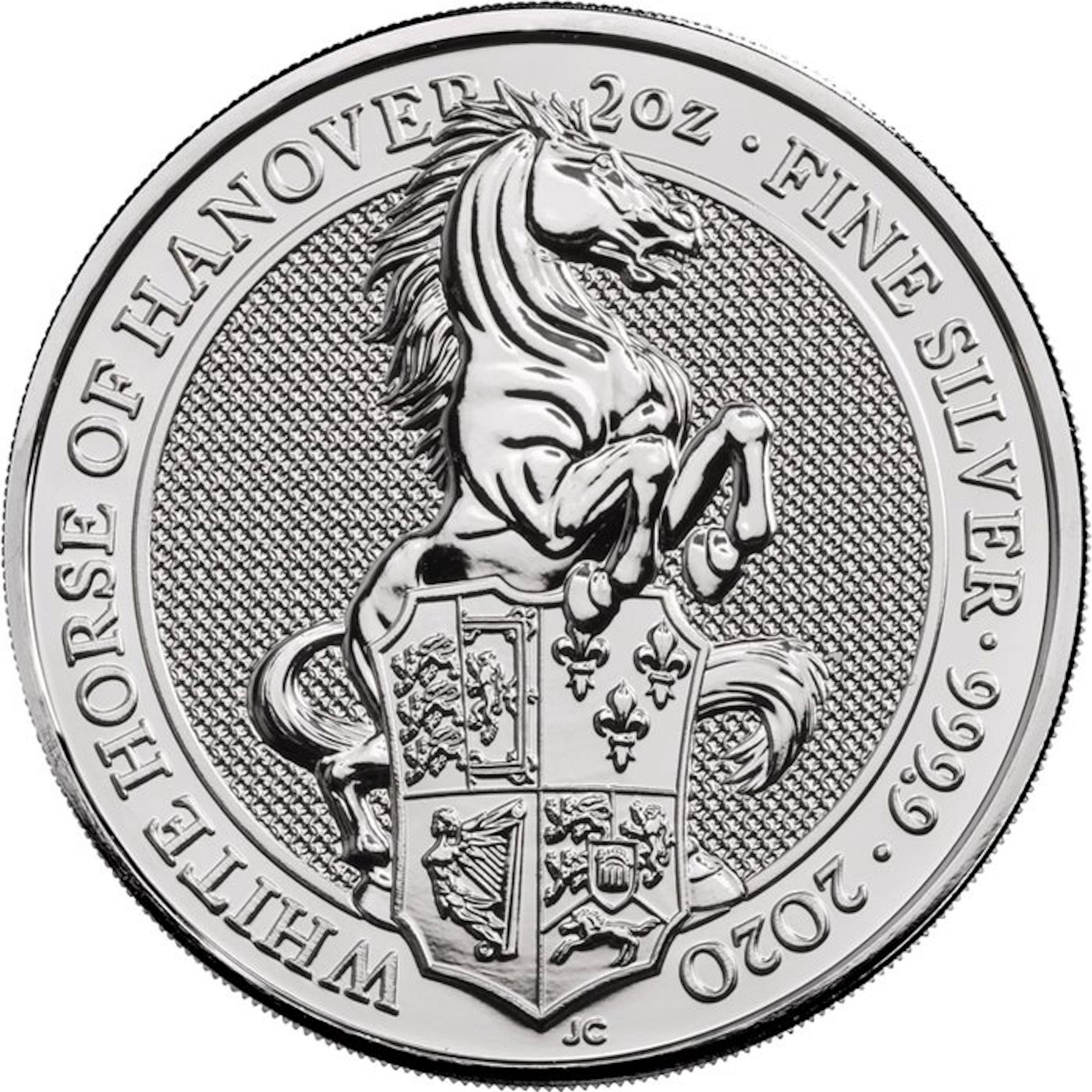 United Kingdom. 5 Pounds 2020 "White Horse of Hanover " 2 Oz (No reserve price)