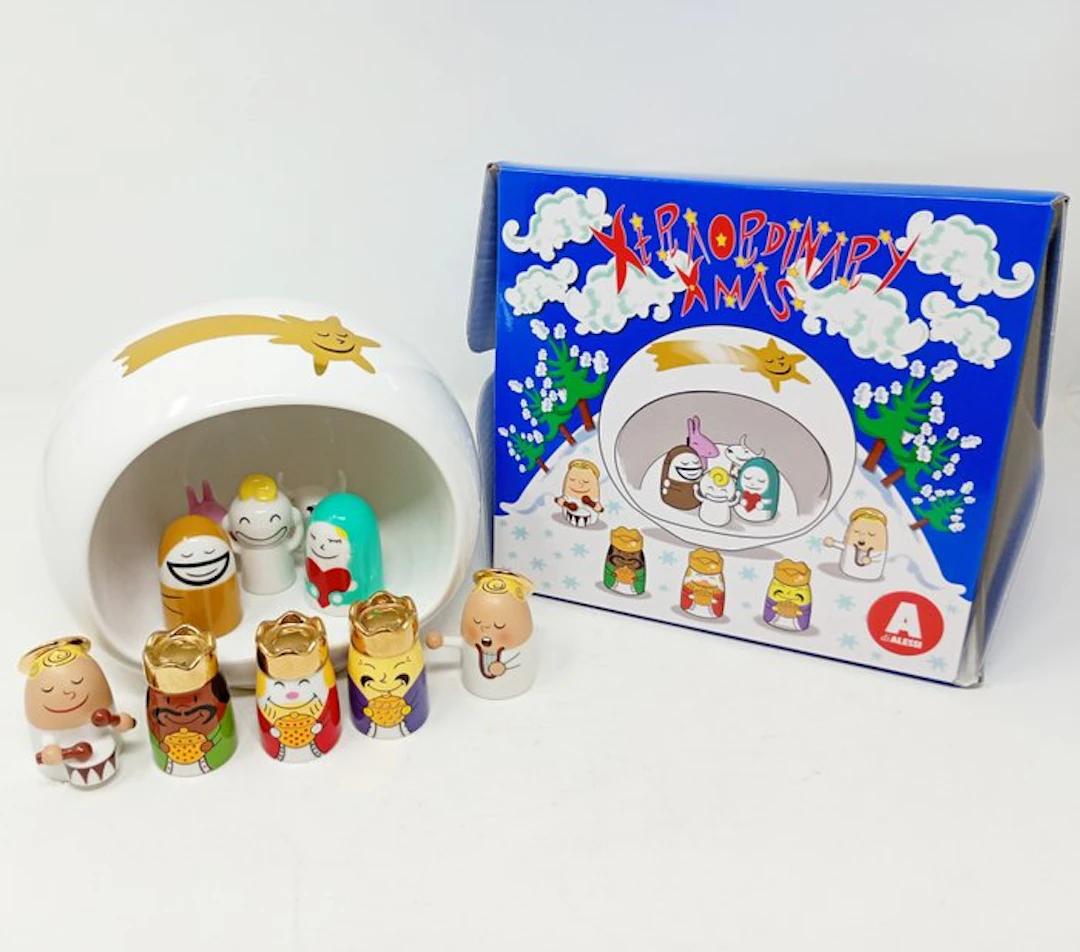 Massimo Giacon, LPWK - Nativity scene Alessi - Xtraordinary Xmas - Porcelain