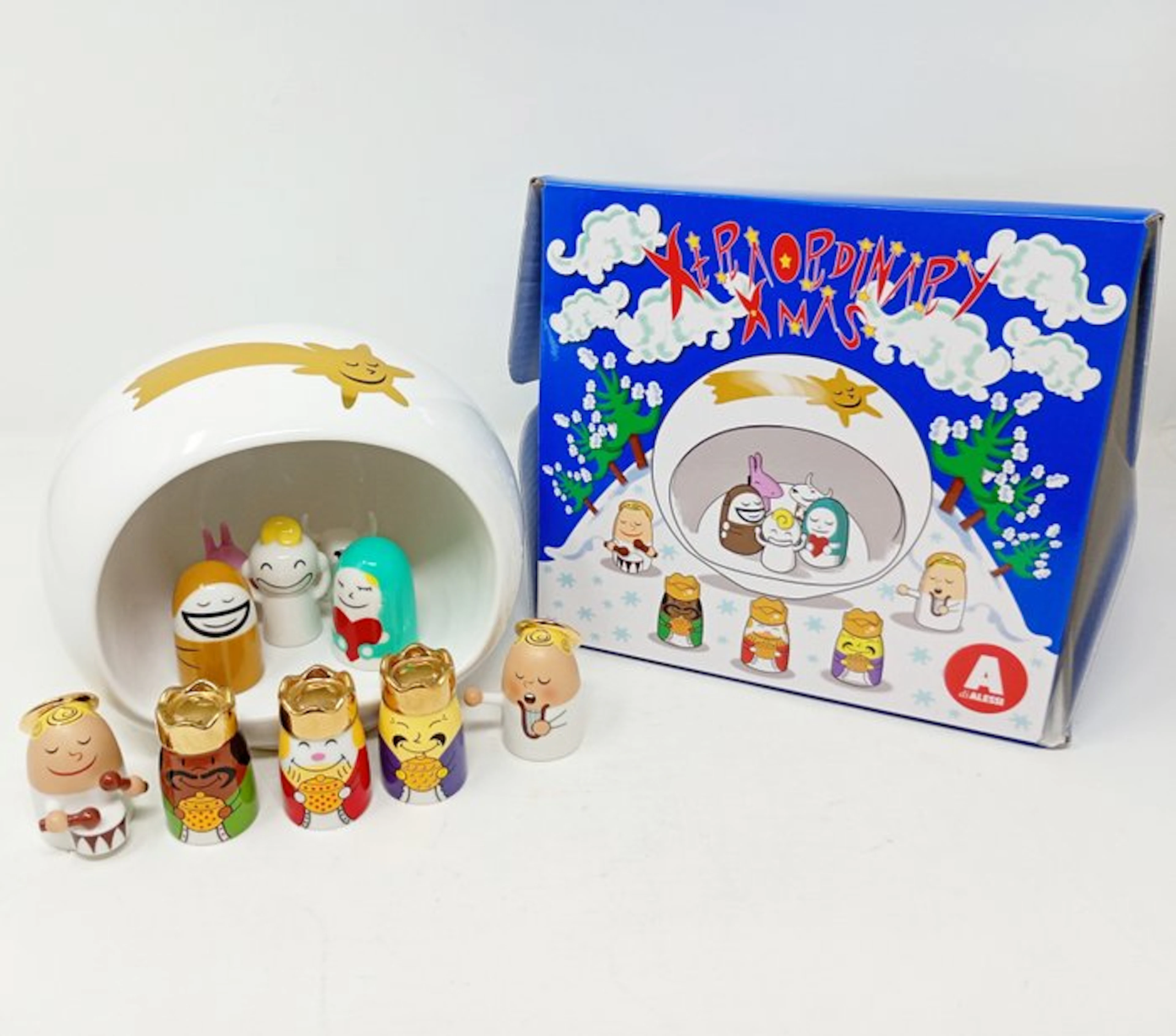 Massimo Giacon, LPWK - Nativity scene Alessi - Xtraordinary Xmas - Porcelain