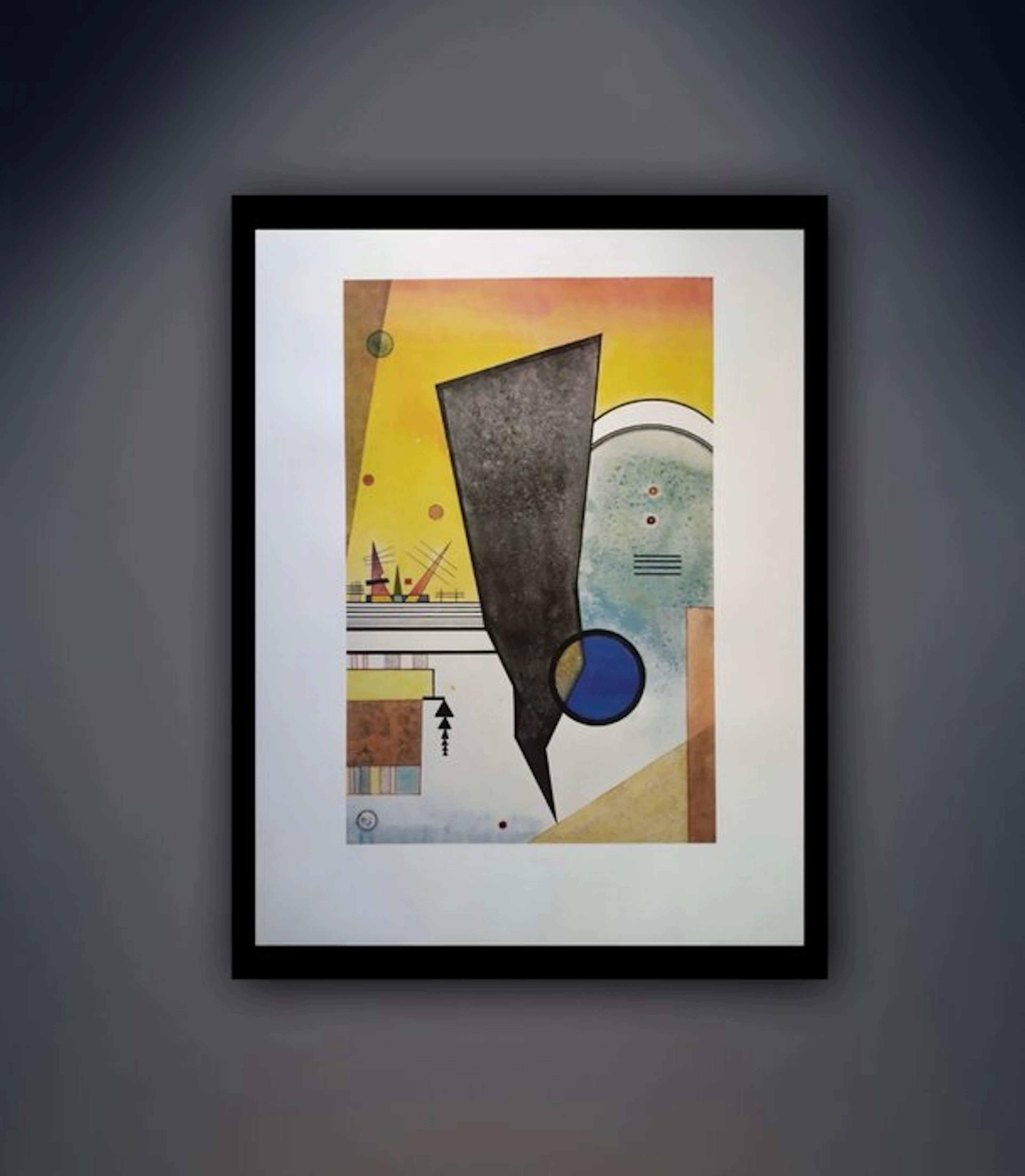 Wassily Kandinsky - "Gebogene Spitze
