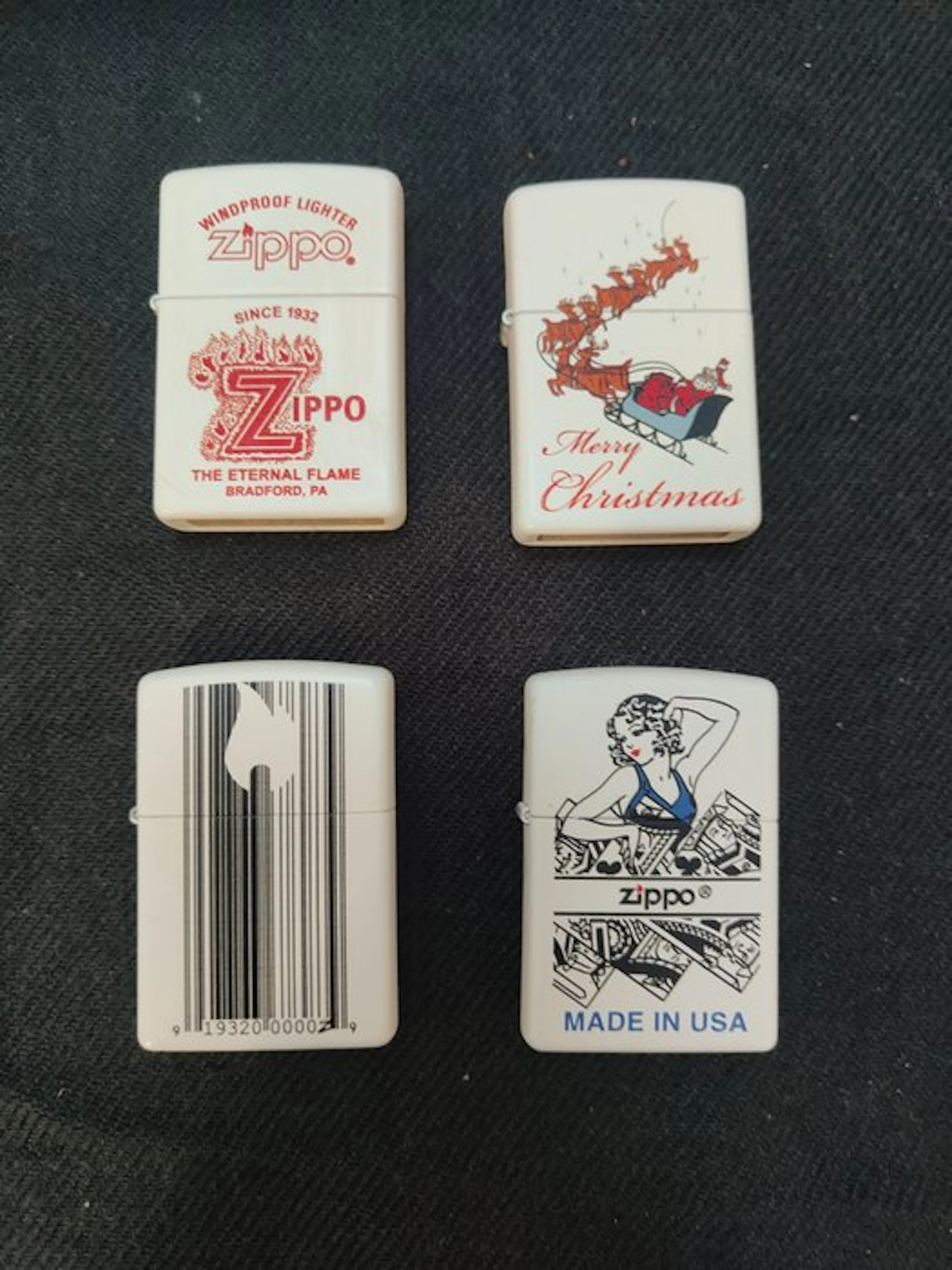 Zippo - Lighter - Brass, Enamel - (4)