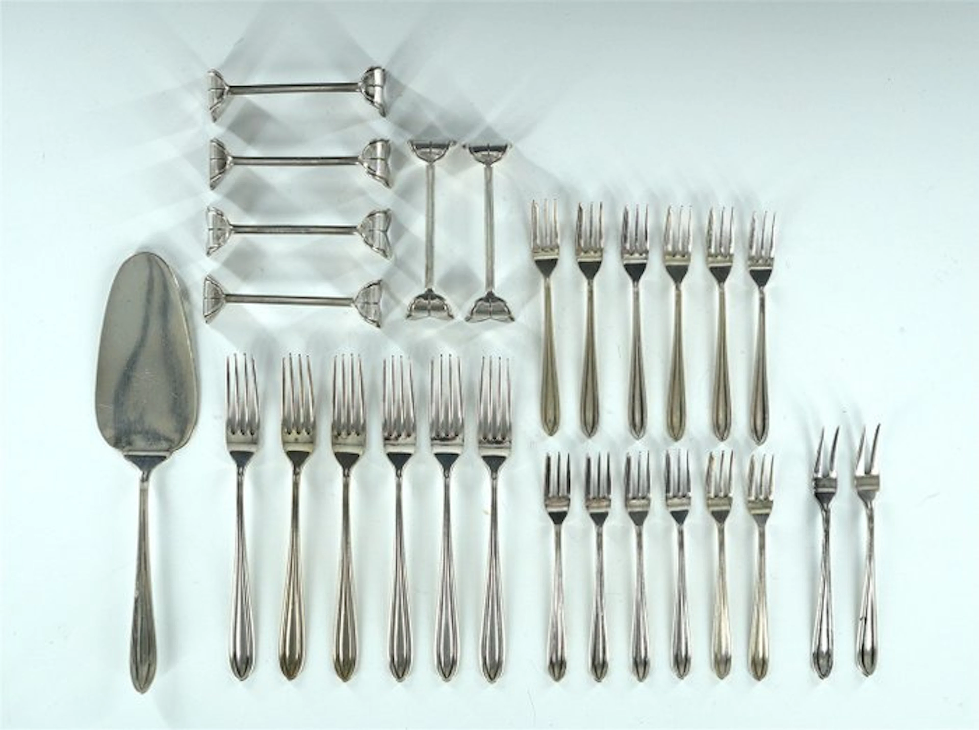 Gustav Beran - Cutlery set for 6 (27) - Silverplated