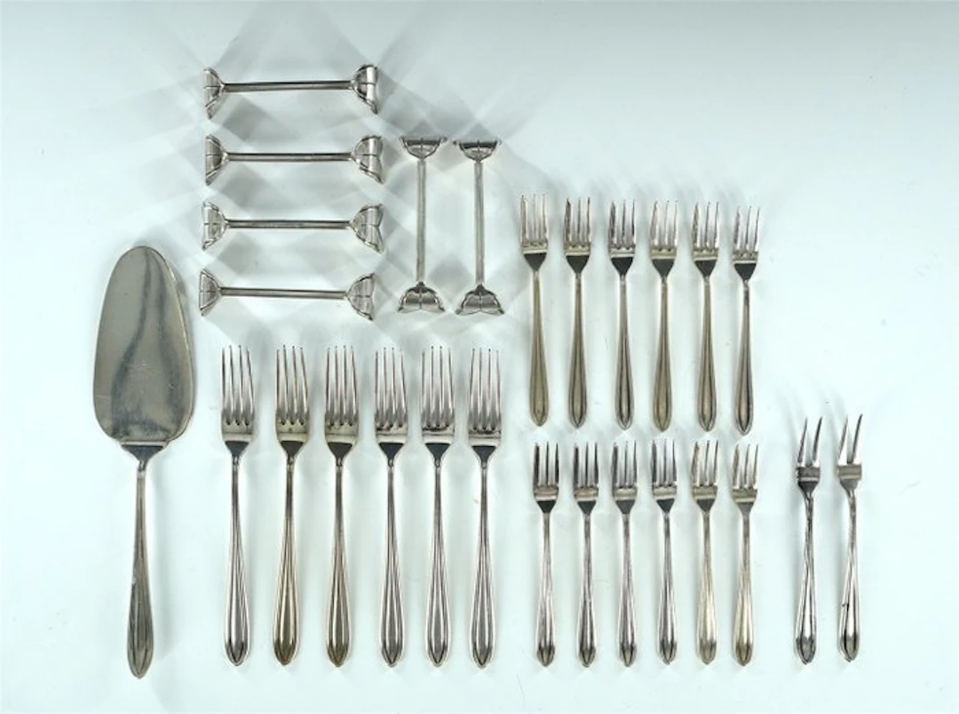 Gustav Beran - Cutlery set for 6 (27) - Silverplated