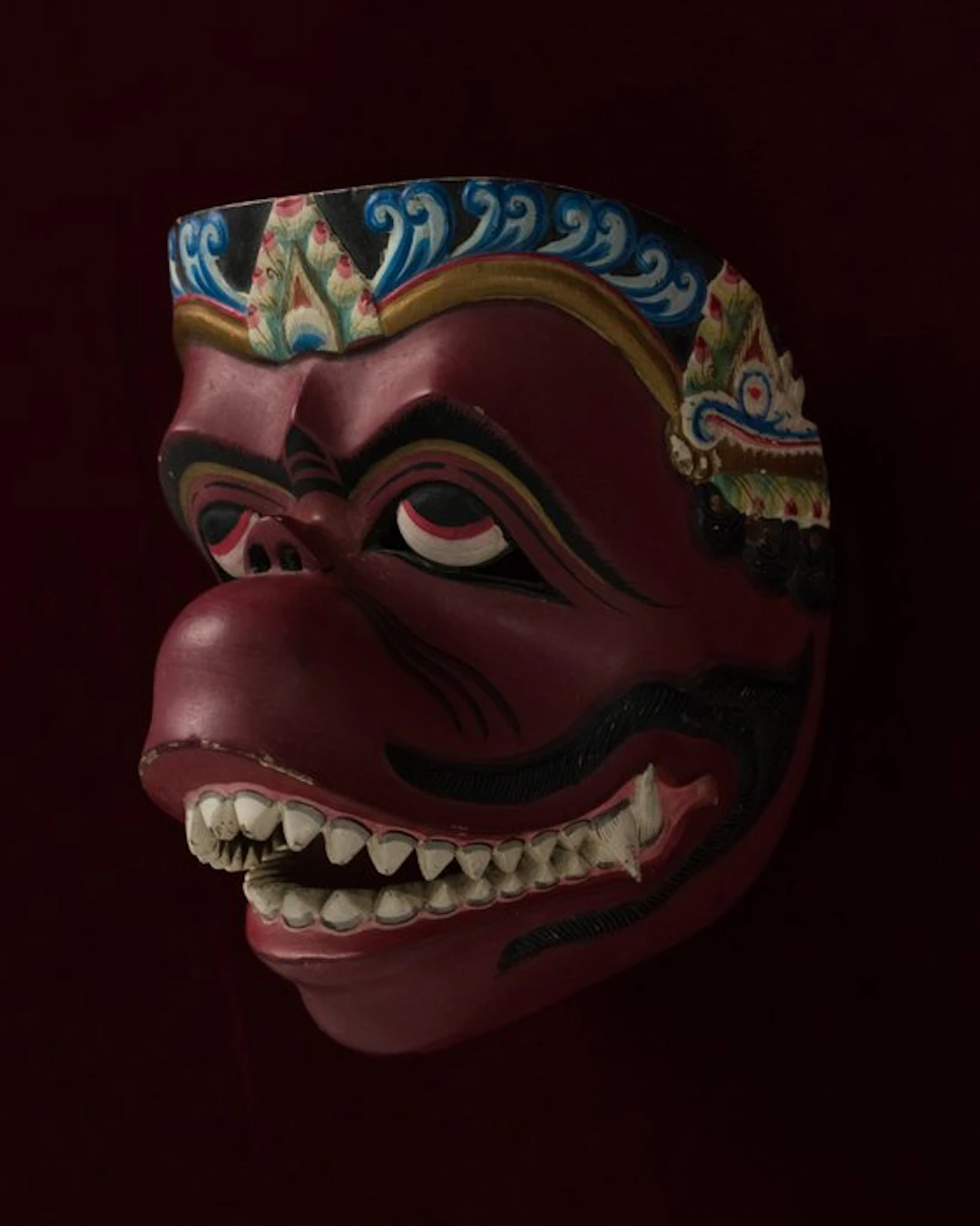 Mask - Javanese - Indonesia - Monkey Character – Carved...