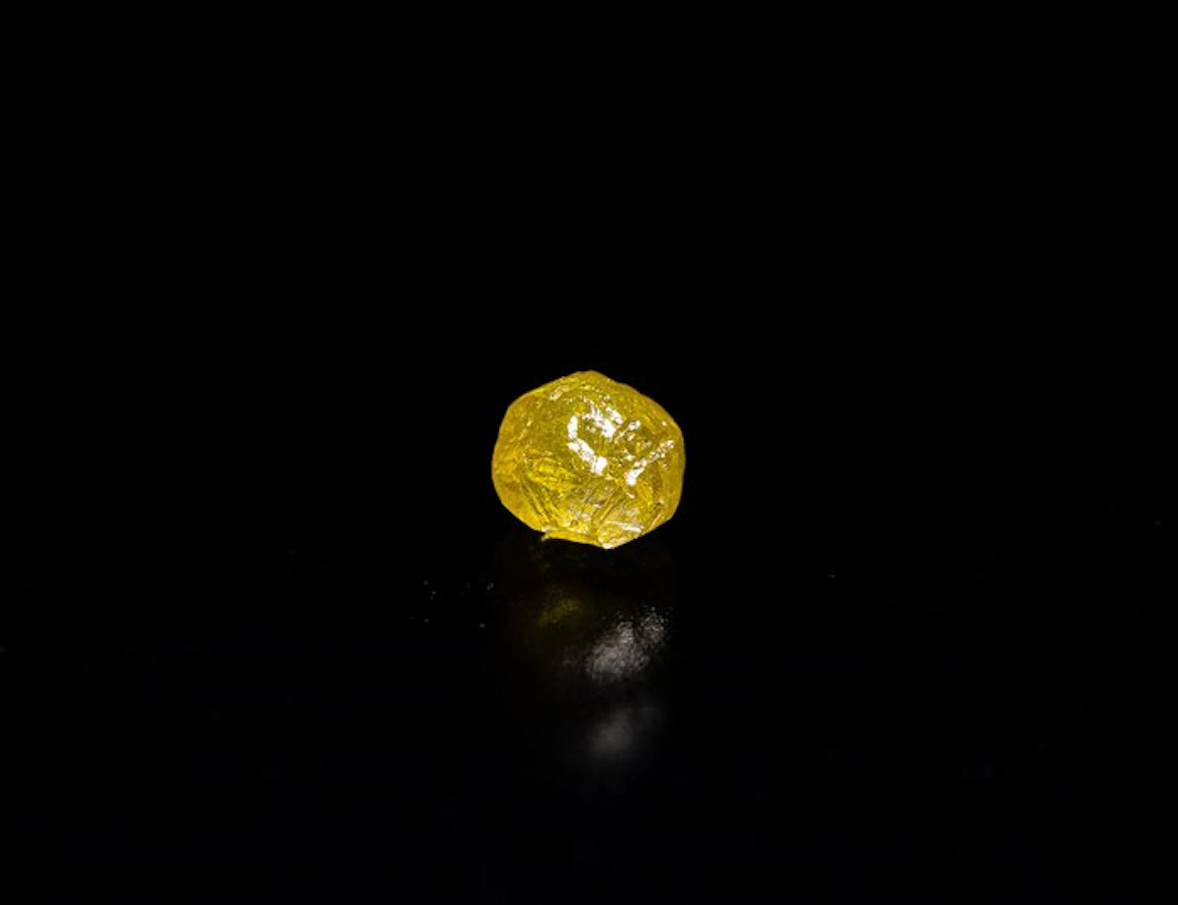 RAREST Diamond Fancy Intense Yellow - 0.21 – India NO...