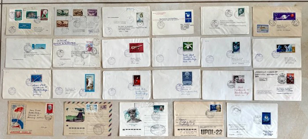 World 1957/1987 - Polar Philately: Rare Collection of 23...
