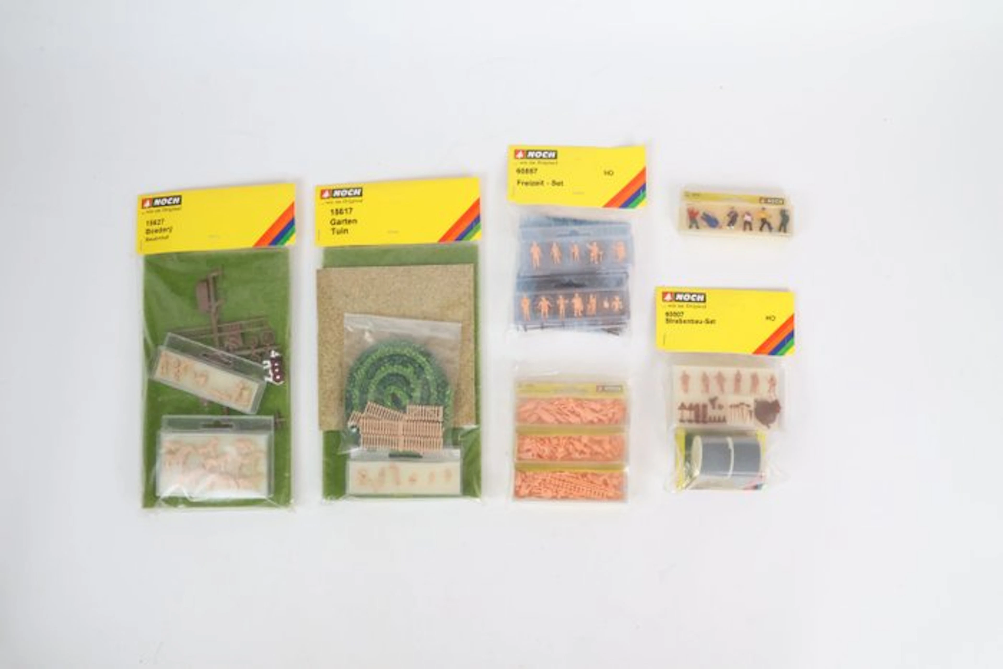 Noch H0 - Model train figures (6) - (unpainted) figurines/animals
