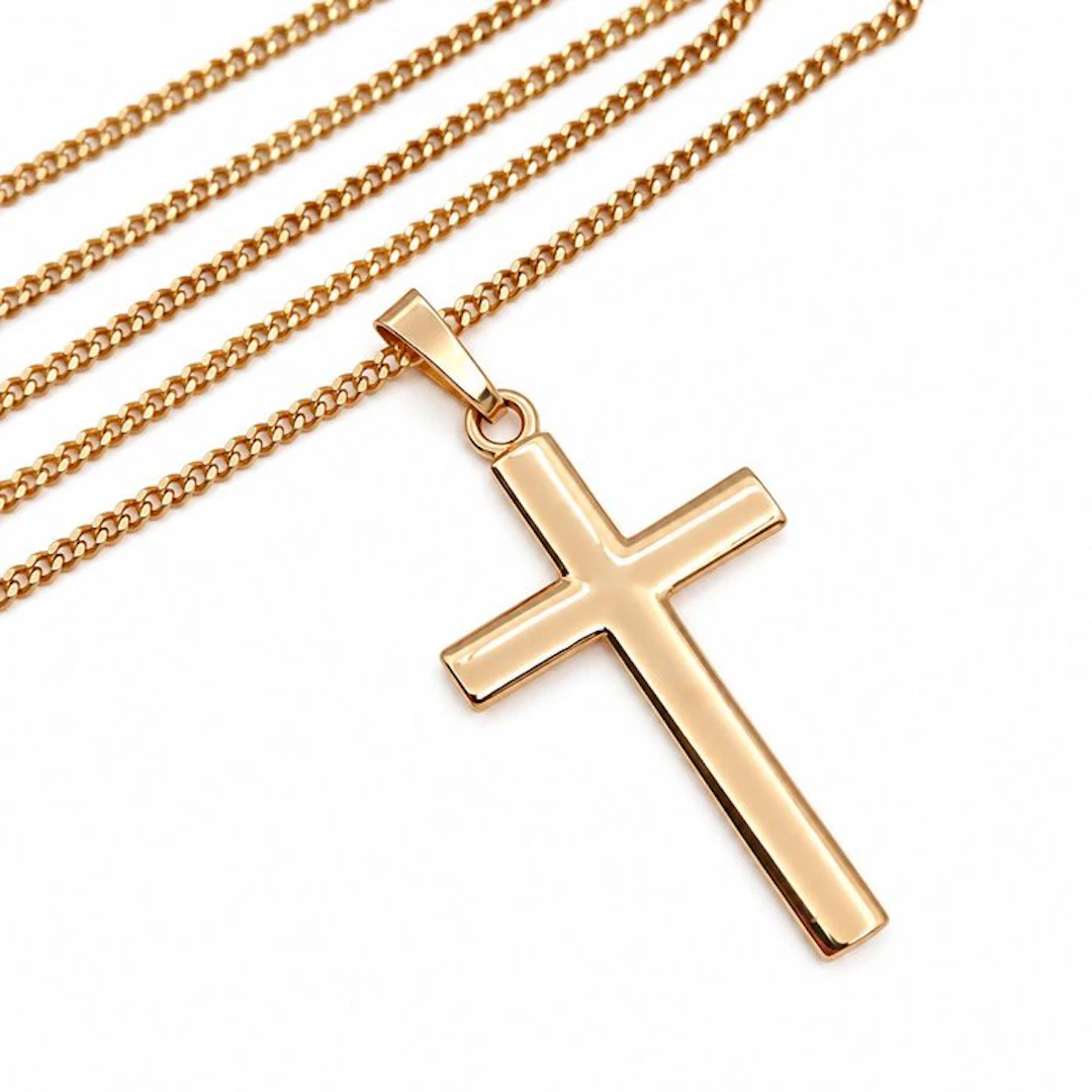 UnoAErre - Necklace with pendant - 18 kt. Yellow gold - Made in Italy