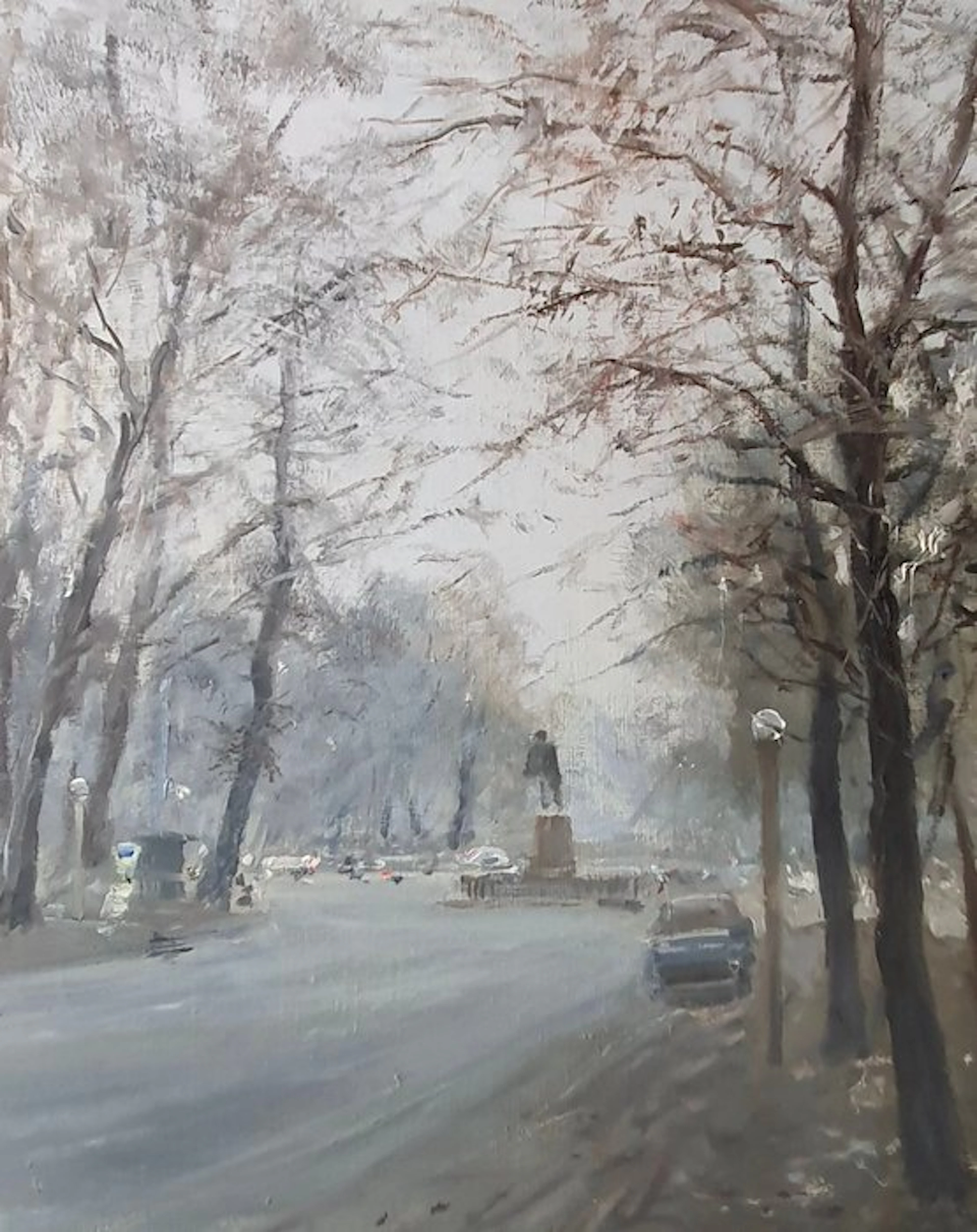 Attilio Melo (1917-2012) - Milano invernale