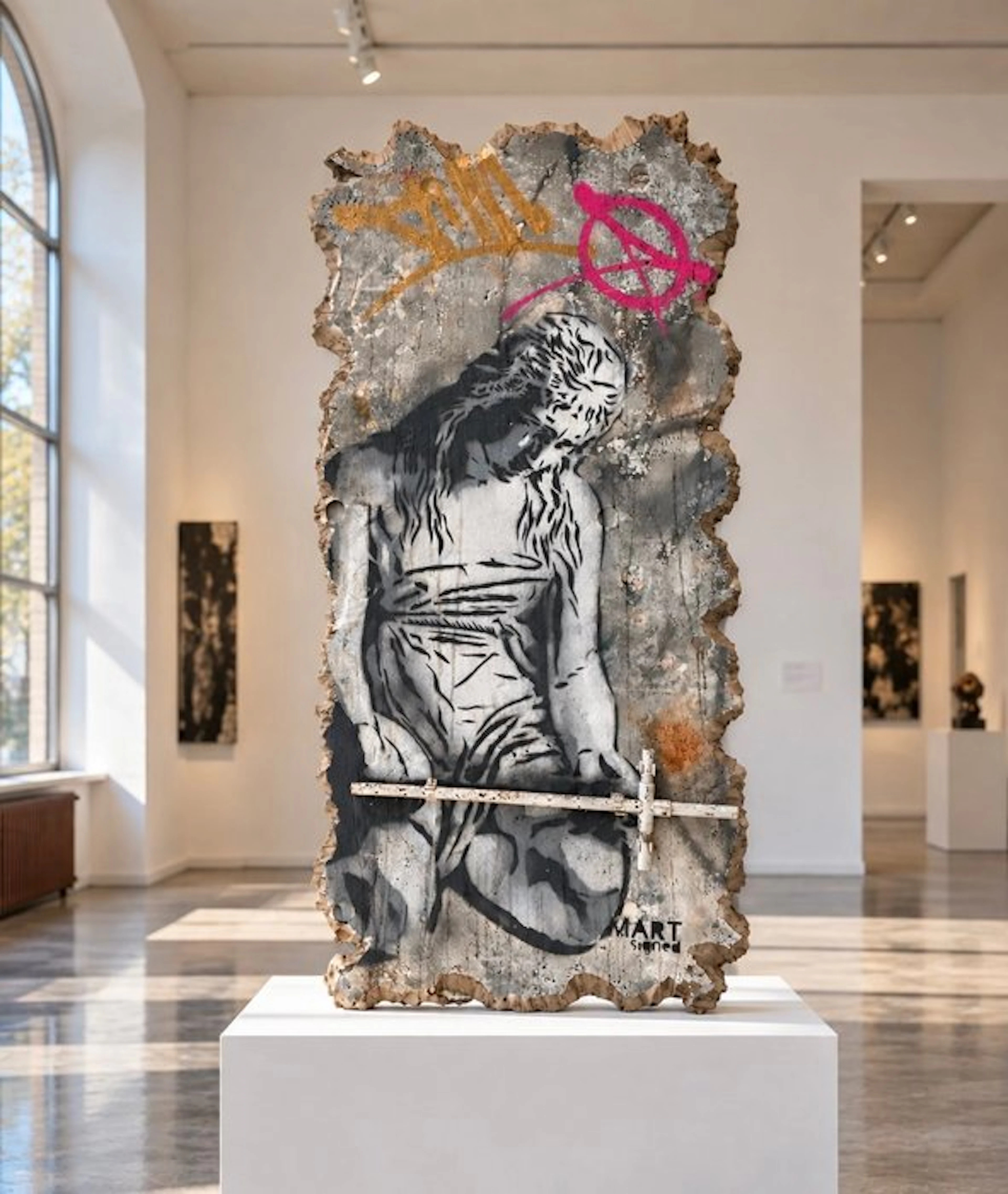 Mart Signed (XX) - Penitent Magdalene Broker wall
